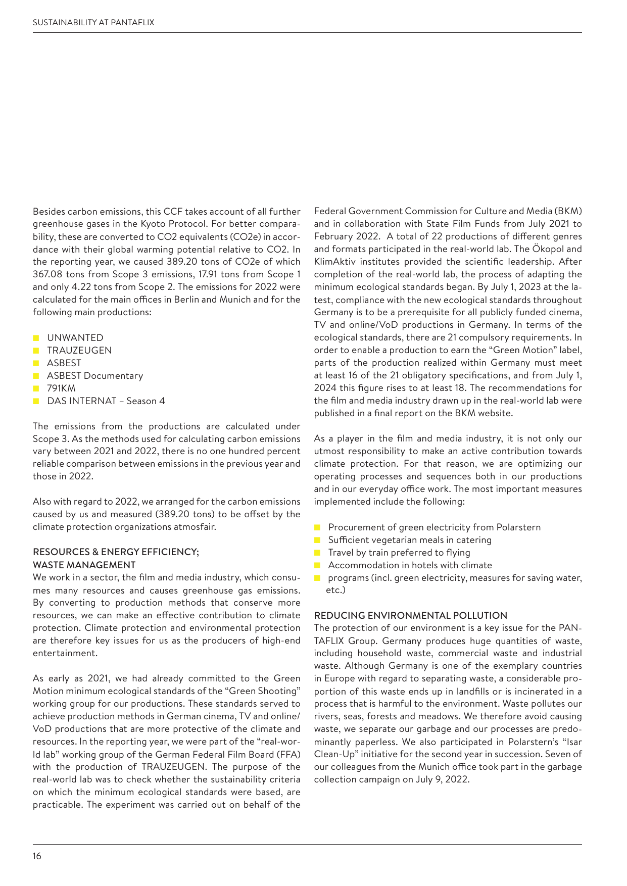 Emissions data extracted from page 18