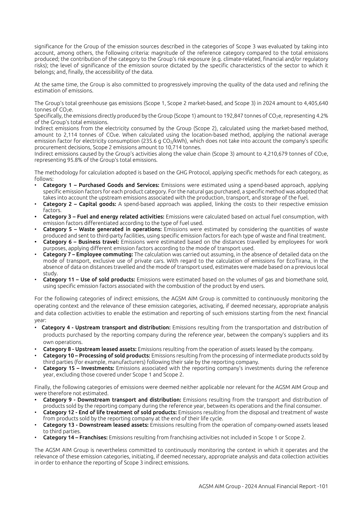 Emissions data extracted from page 101