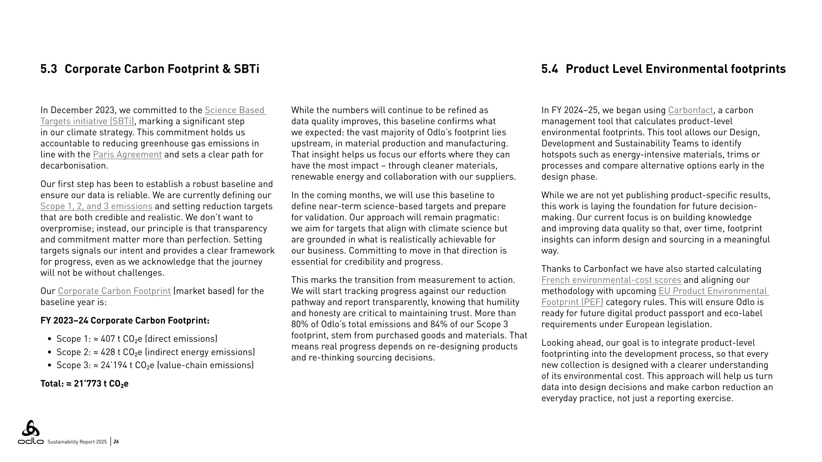 Emissions data extracted from page 26
