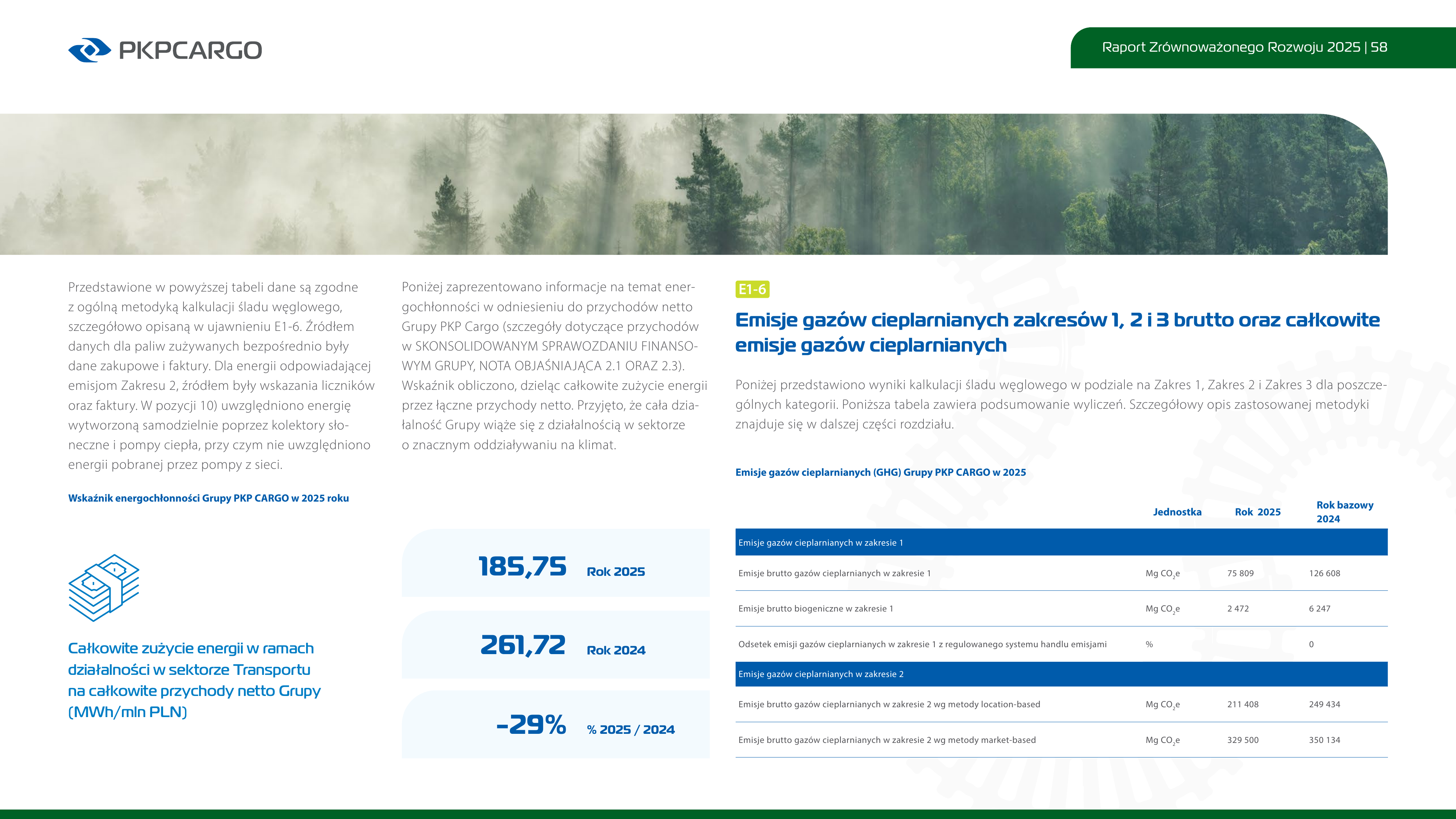 Emissions data extracted from page 58