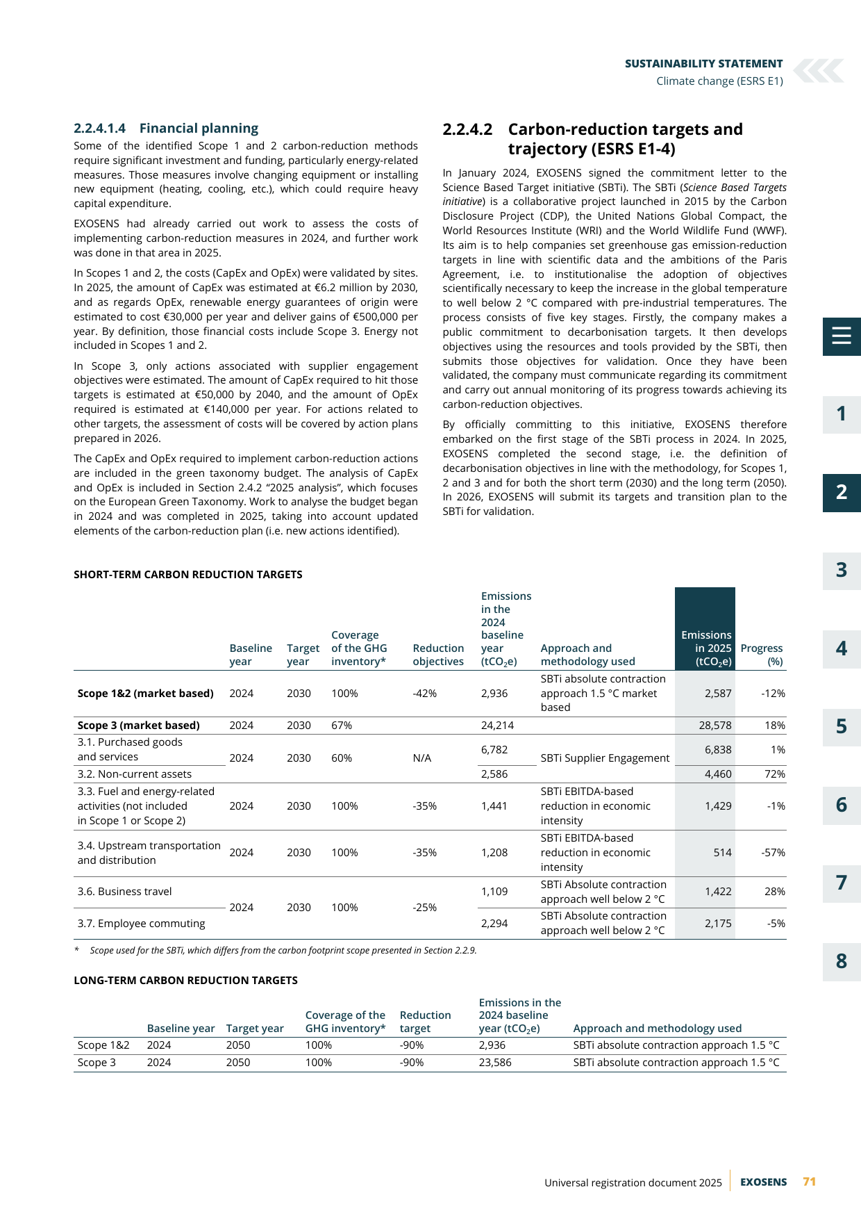 Emissions data extracted from page 73