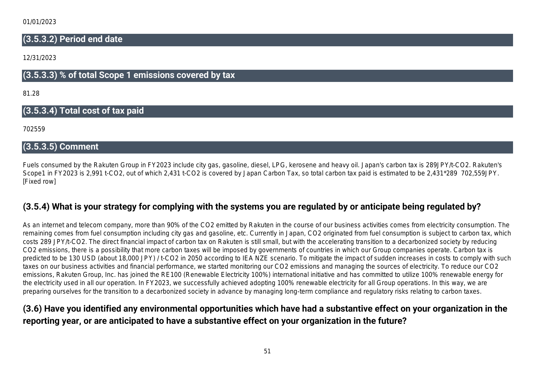 Emissions data extracted from page 52