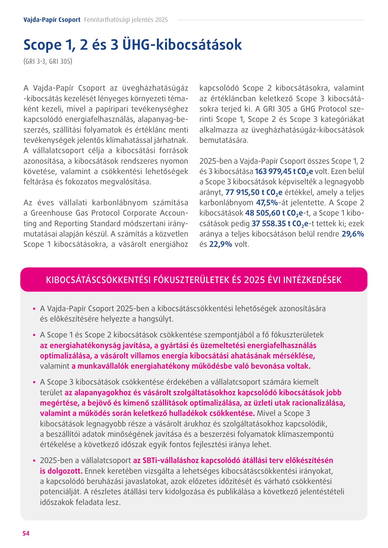 Emissions data extracted from page 54