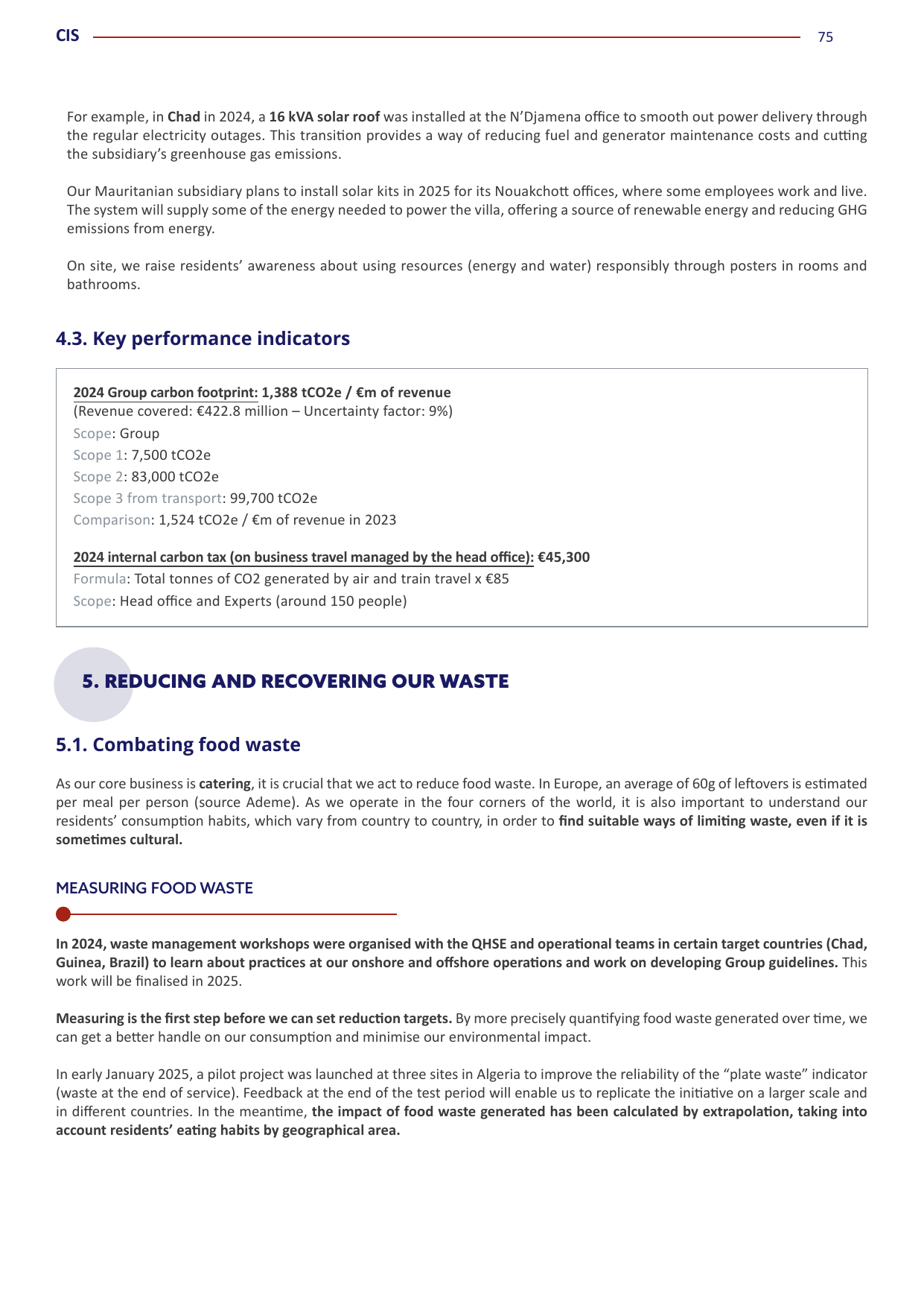Emissions data extracted from page 75
