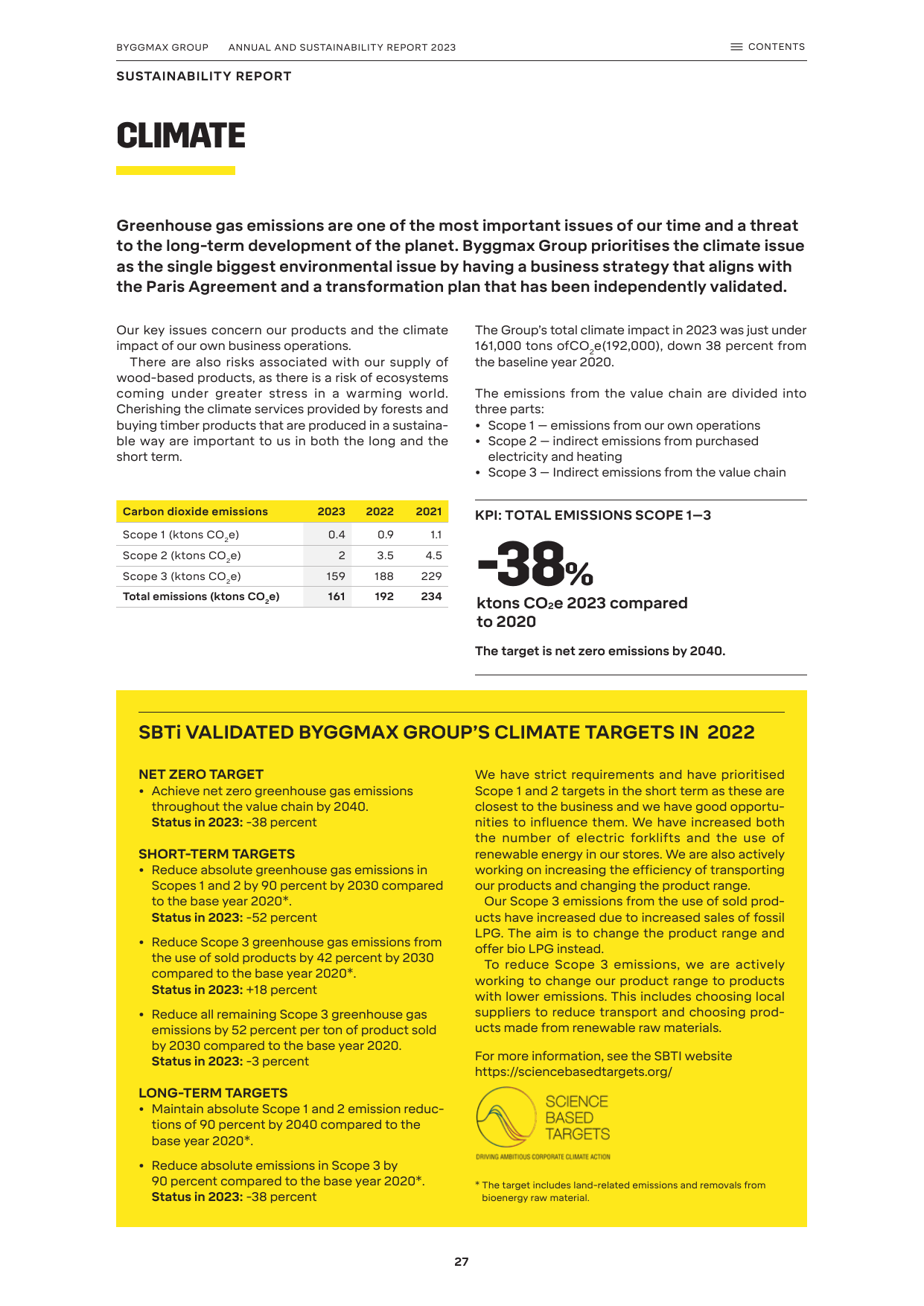Emissions data extracted from page 27