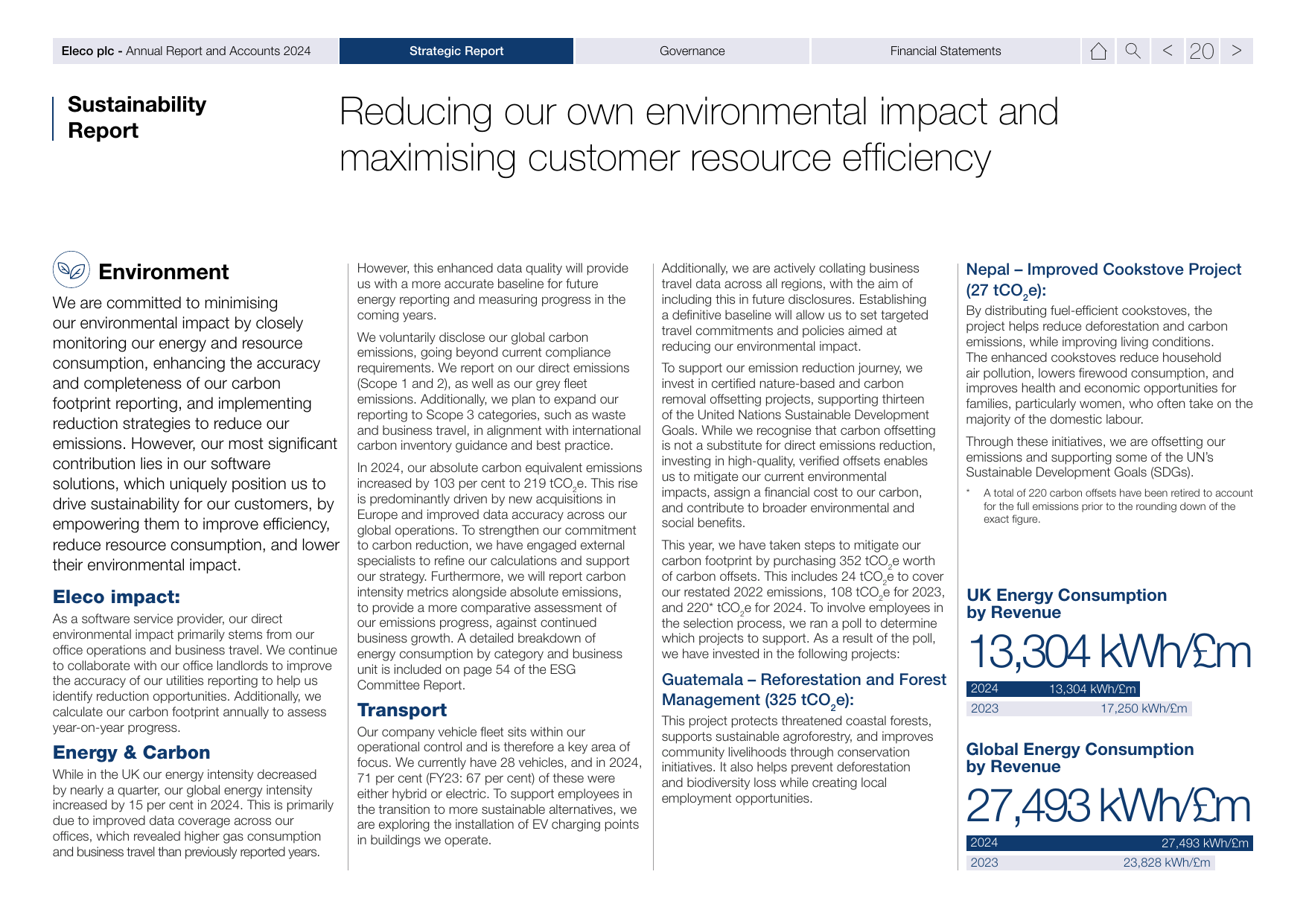 Emissions data extracted from page 22