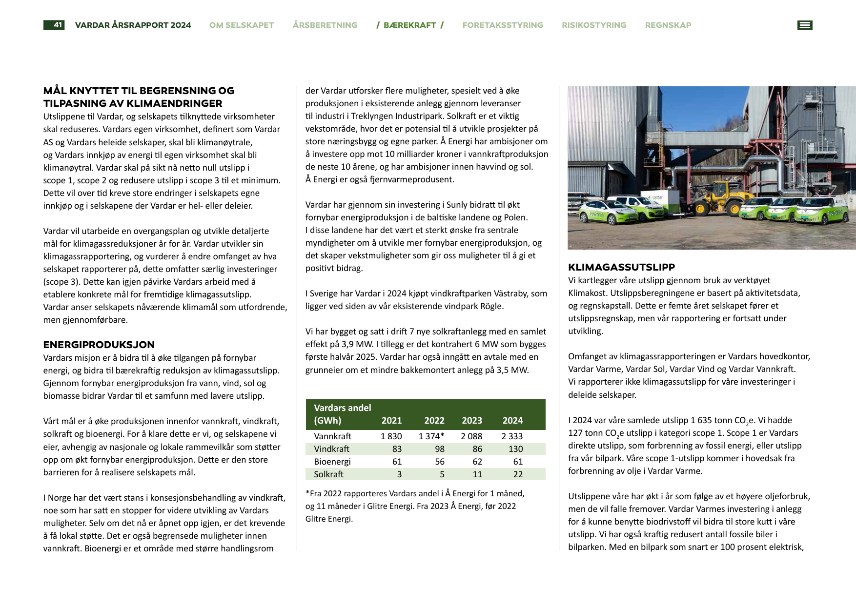 Emissions data extracted from page 41