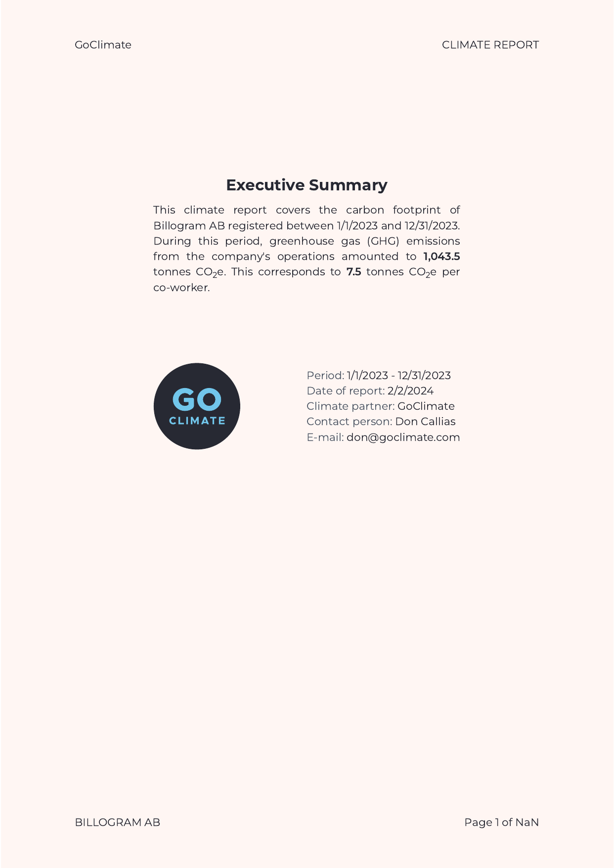 Emissions data extracted from page 2