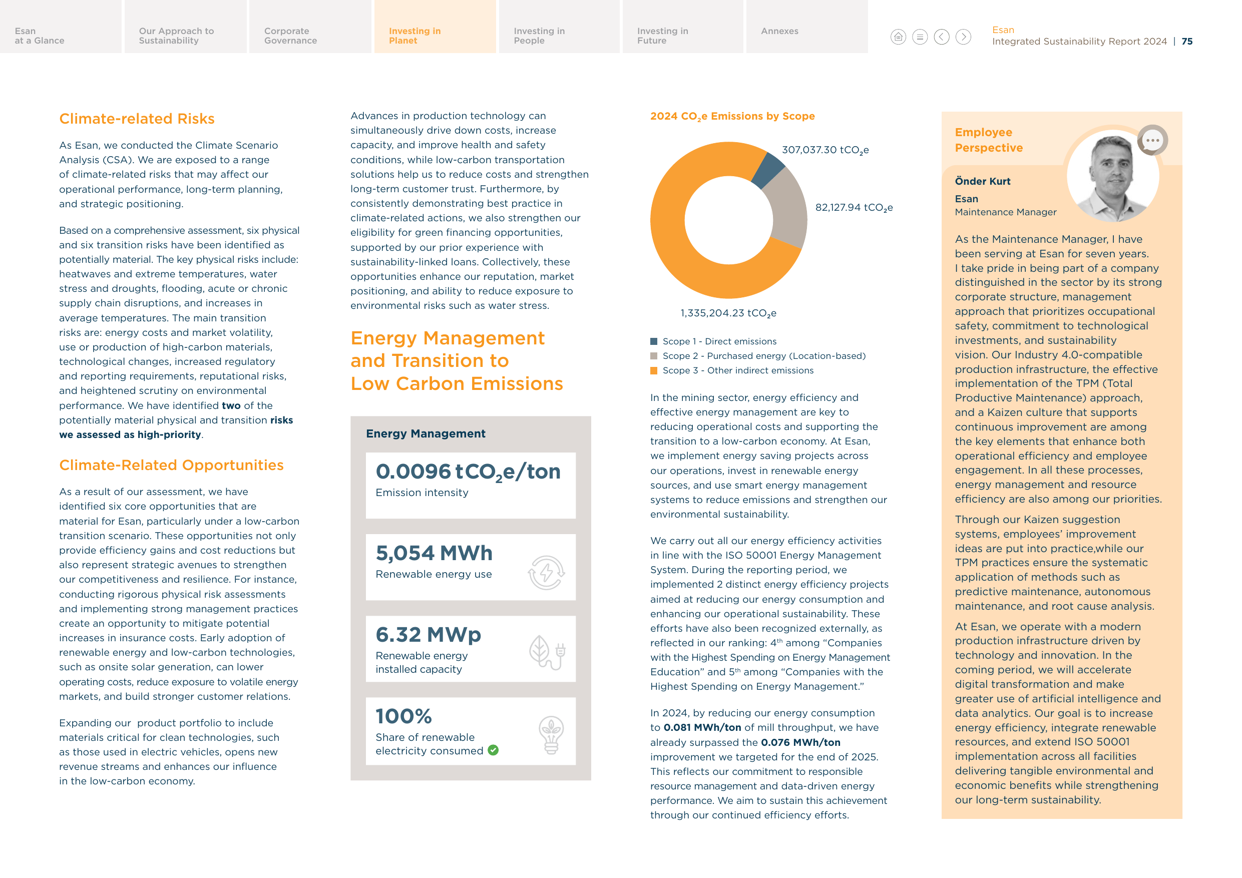 Emissions data extracted from page 38
