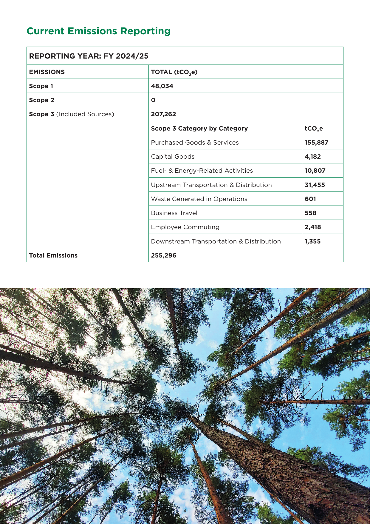 Emissions data extracted from page 4