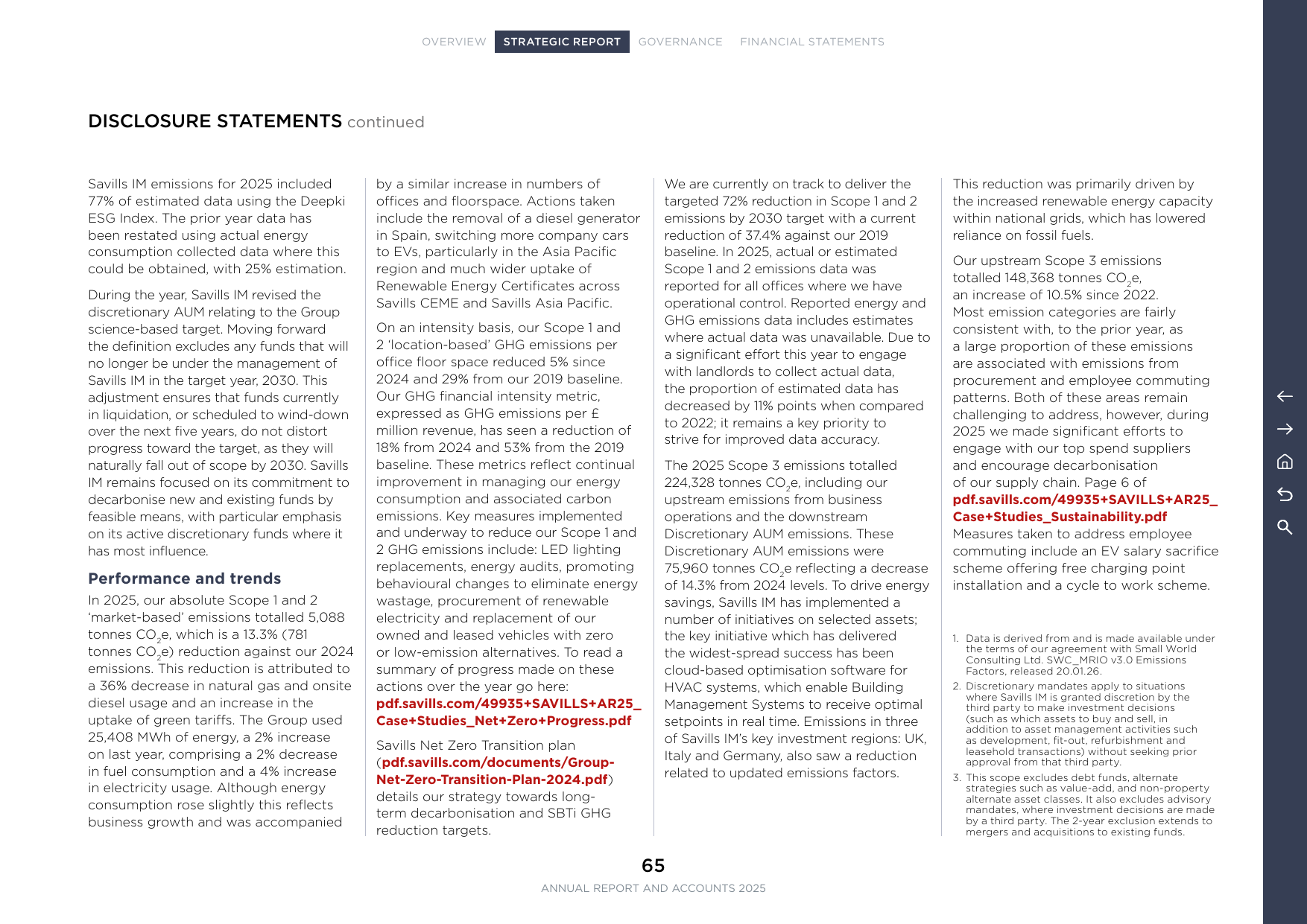 Emissions data extracted from page 67