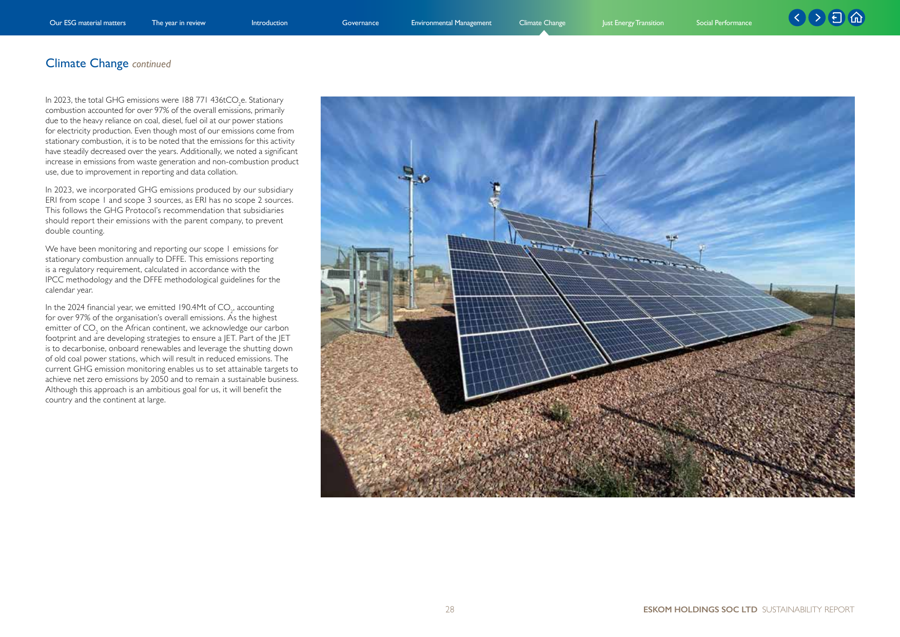 Emissions data extracted from page 30