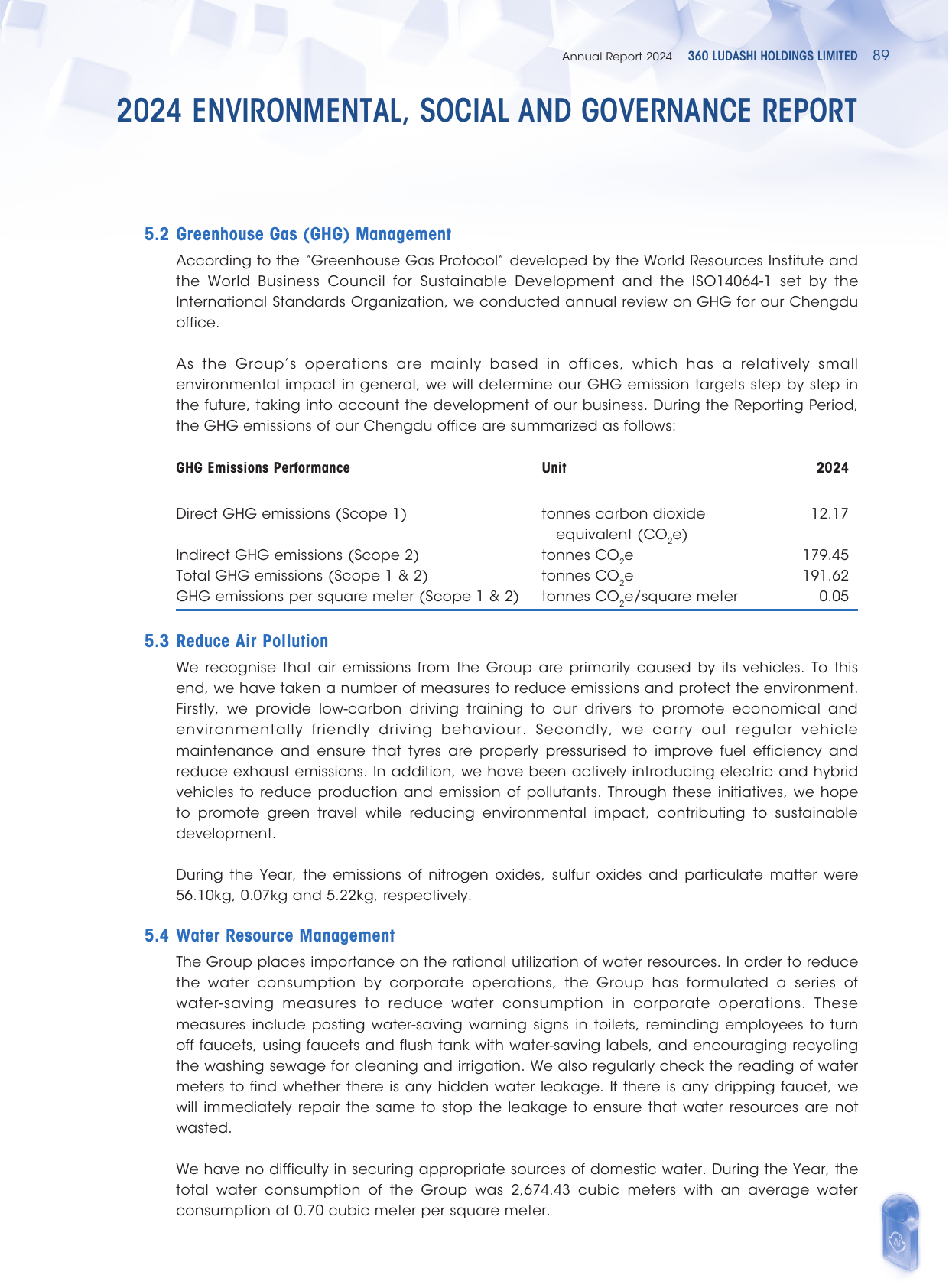 Emissions data extracted from page 90