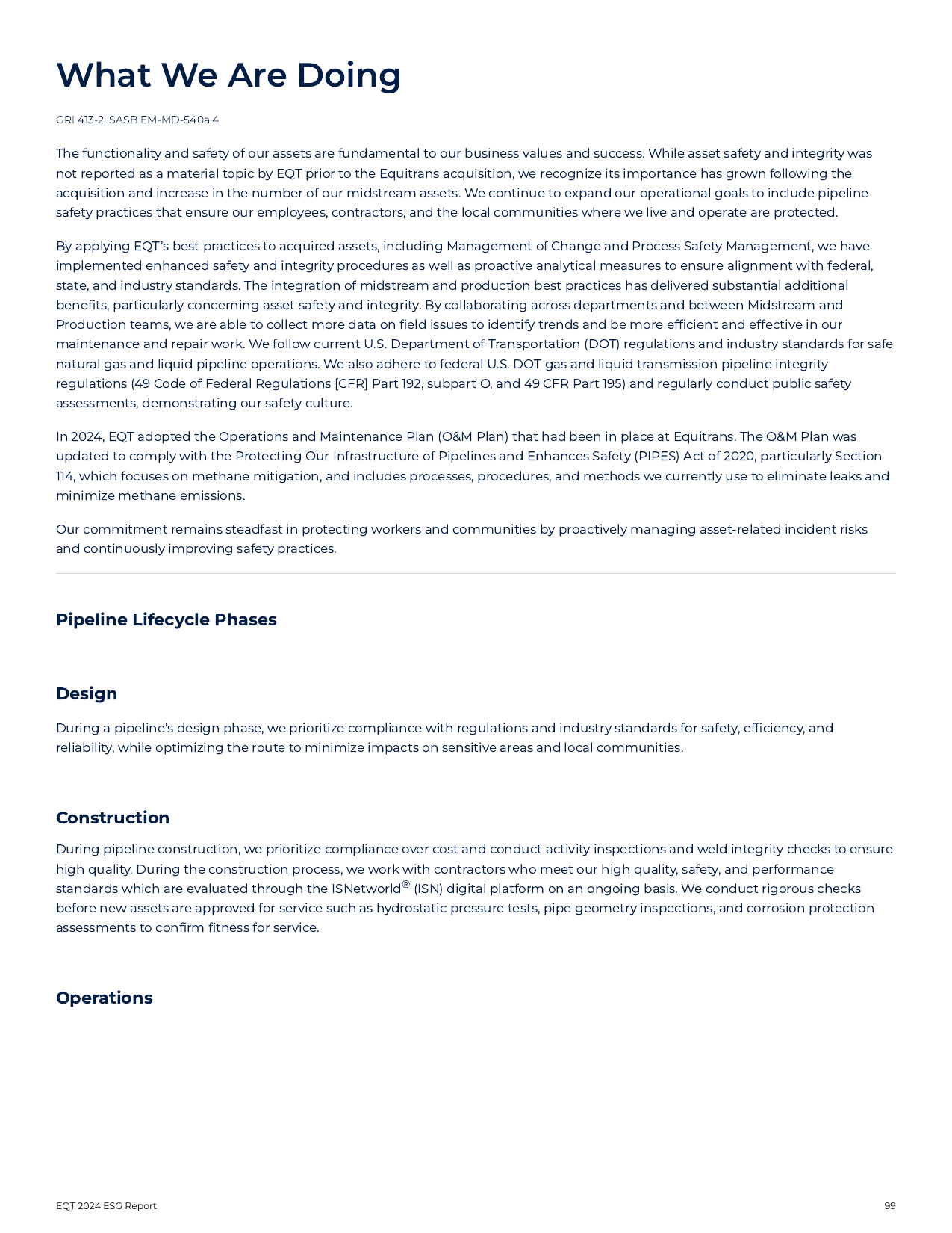 Emissions data extracted from page 99