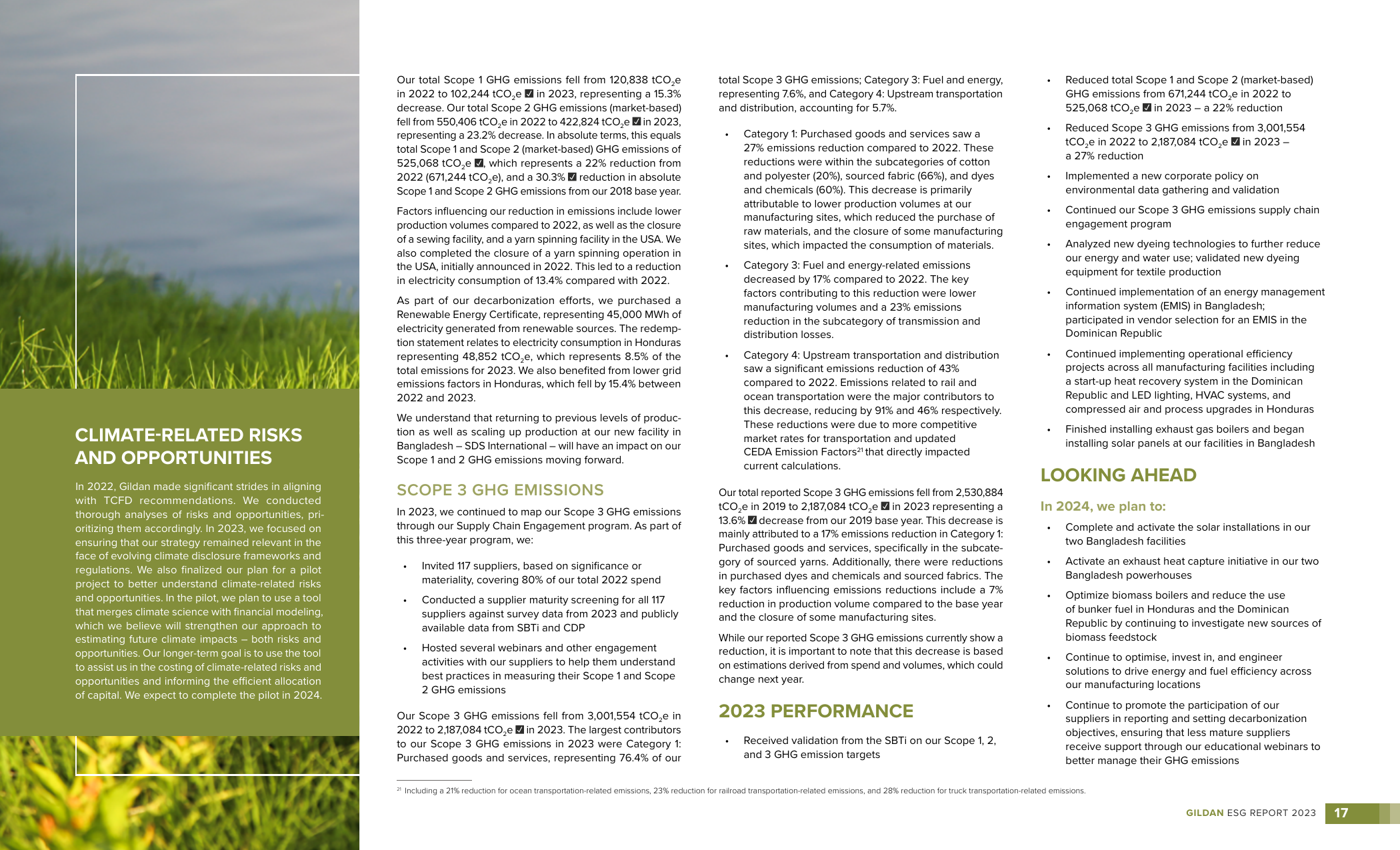 Emissions data extracted from page 17