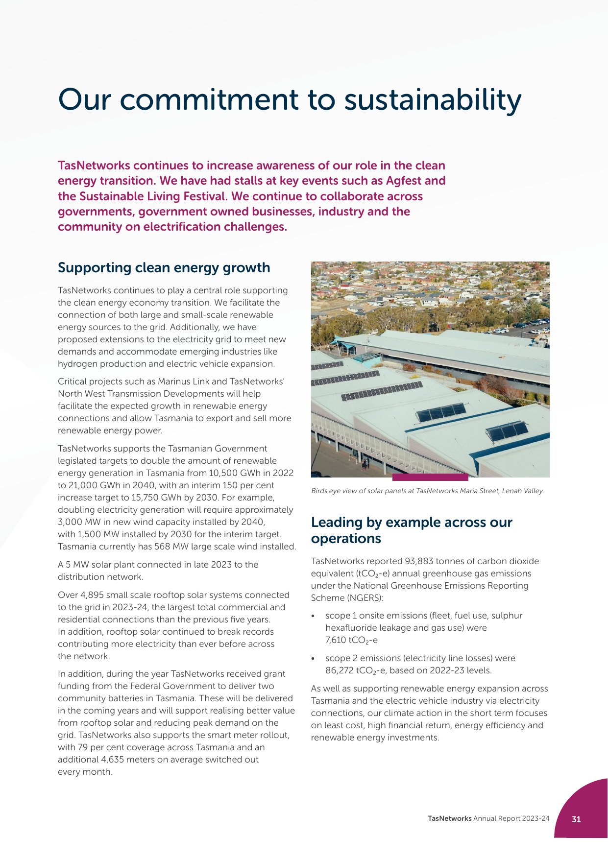 Emissions data extracted from page 33