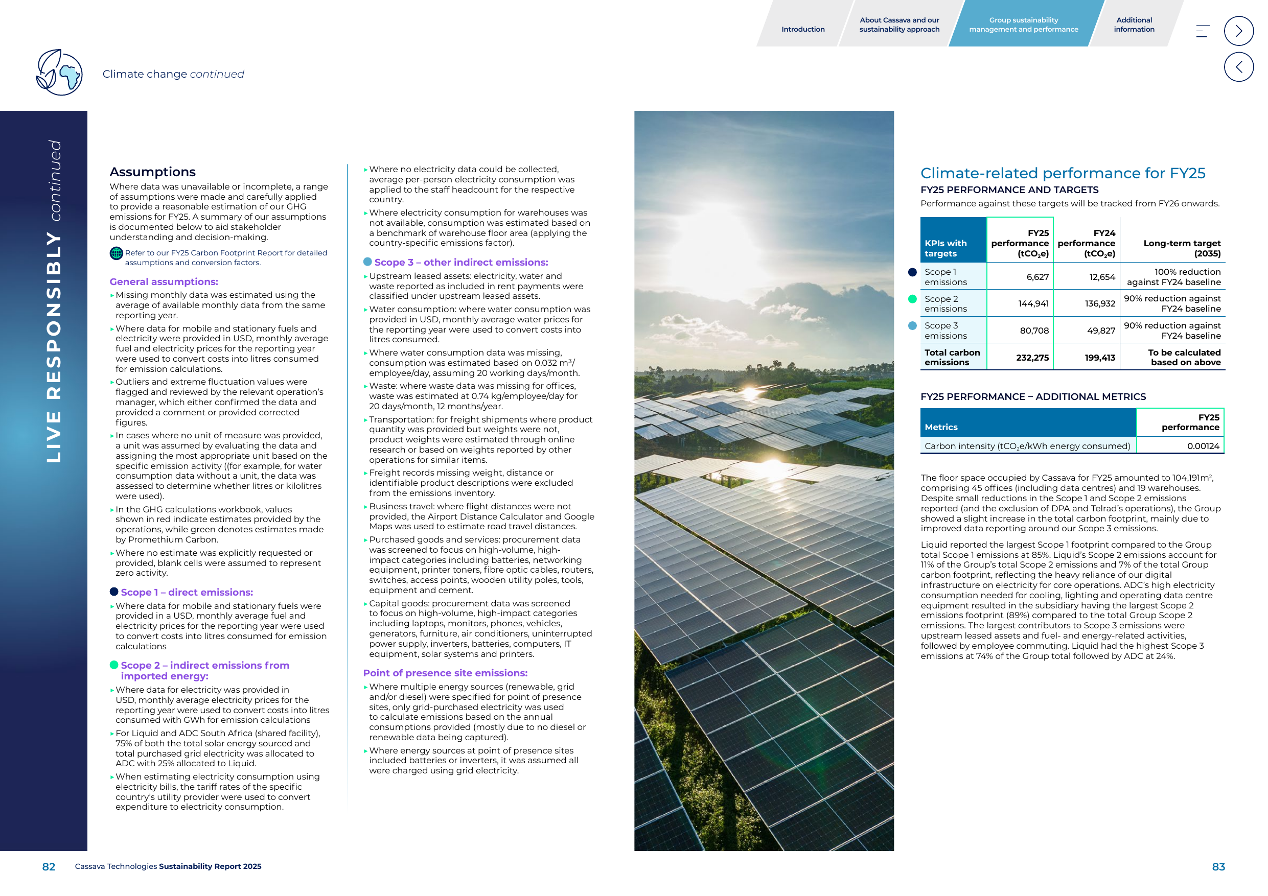 Emissions data extracted from page 43