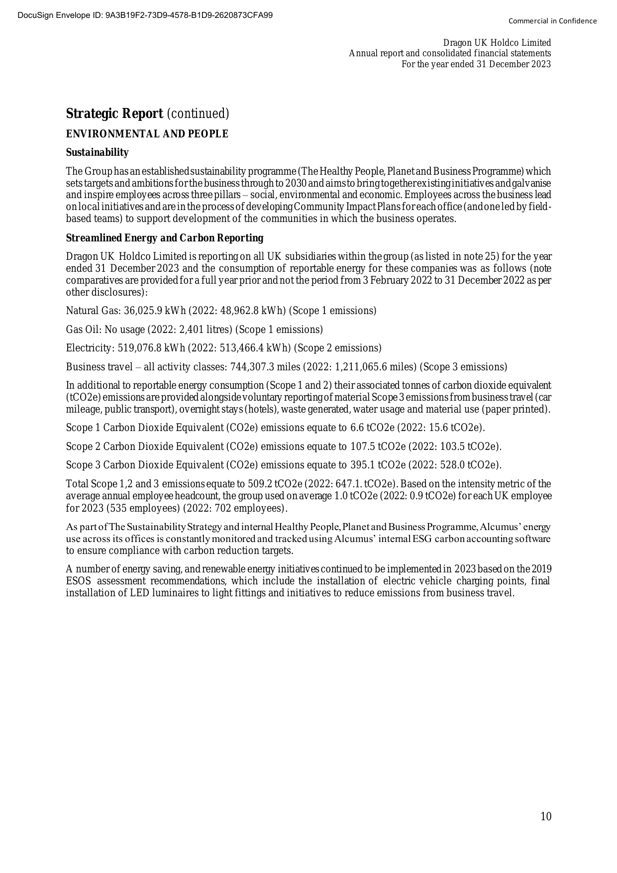 Emissions data extracted from page 12