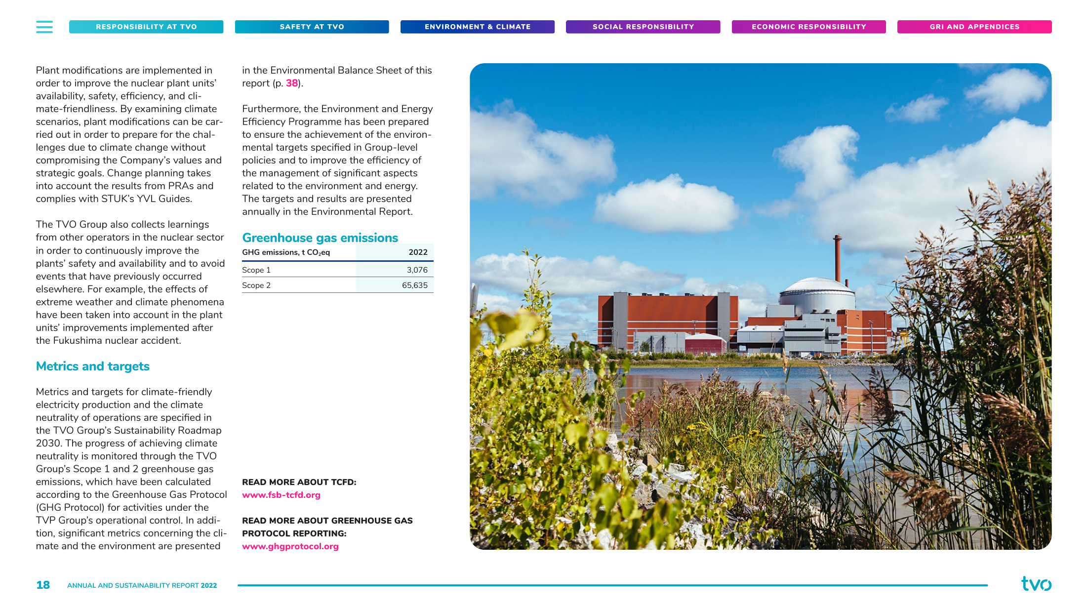 Emissions data extracted from page 18