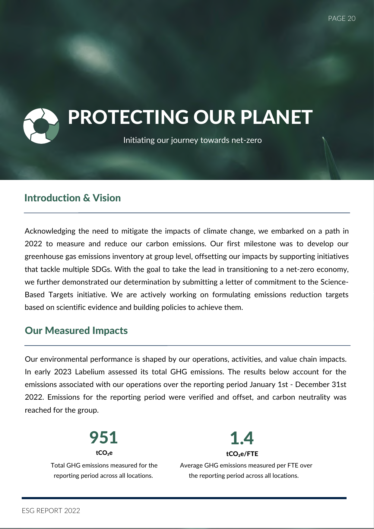 Emissions data extracted from page 21