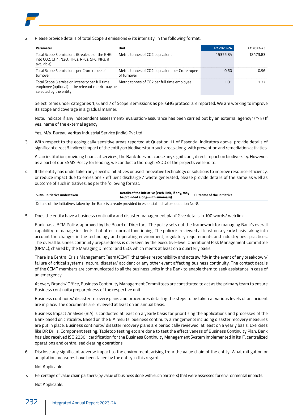 Emissions data extracted from page 29