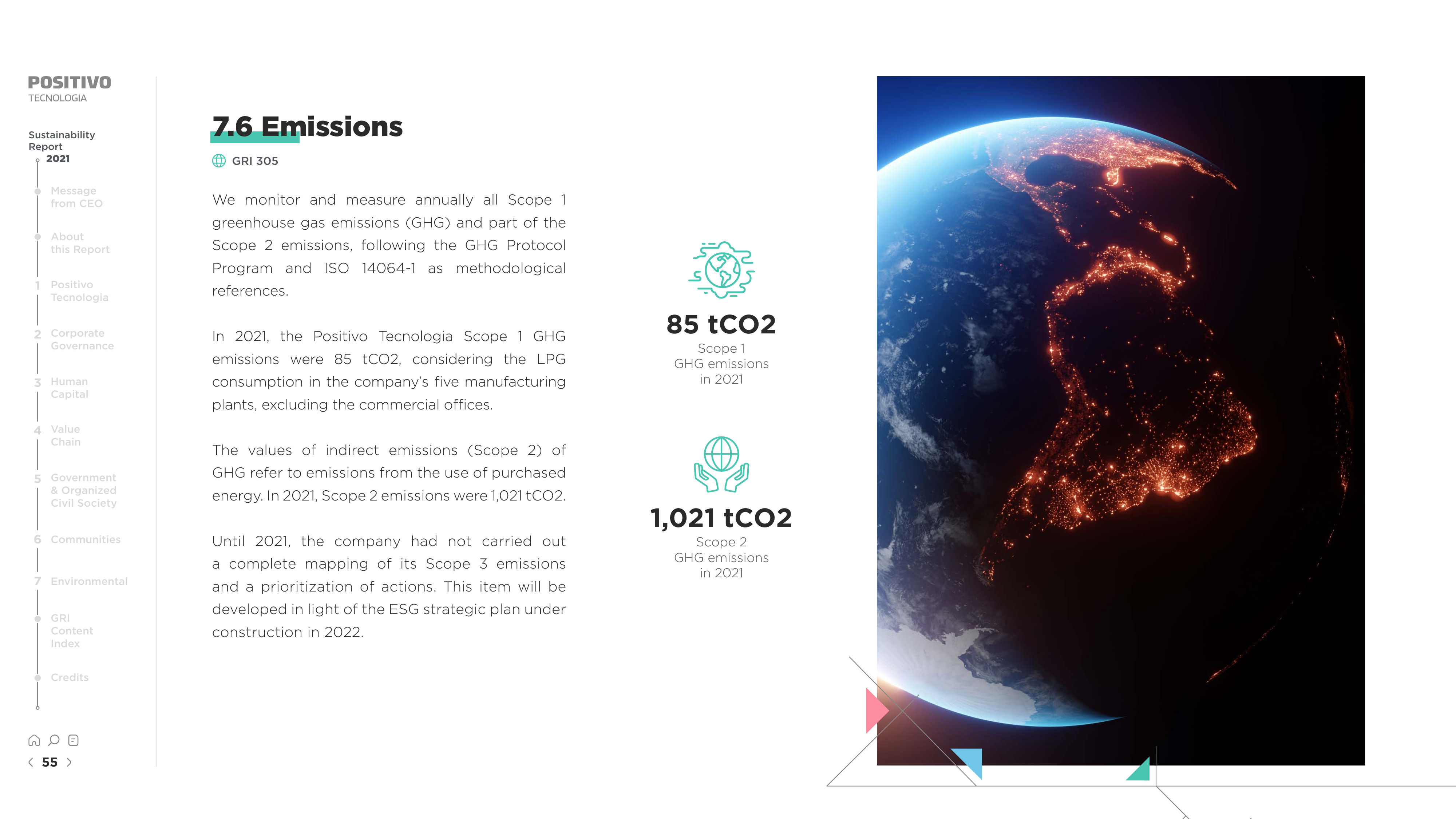 Emissions data extracted from page 55