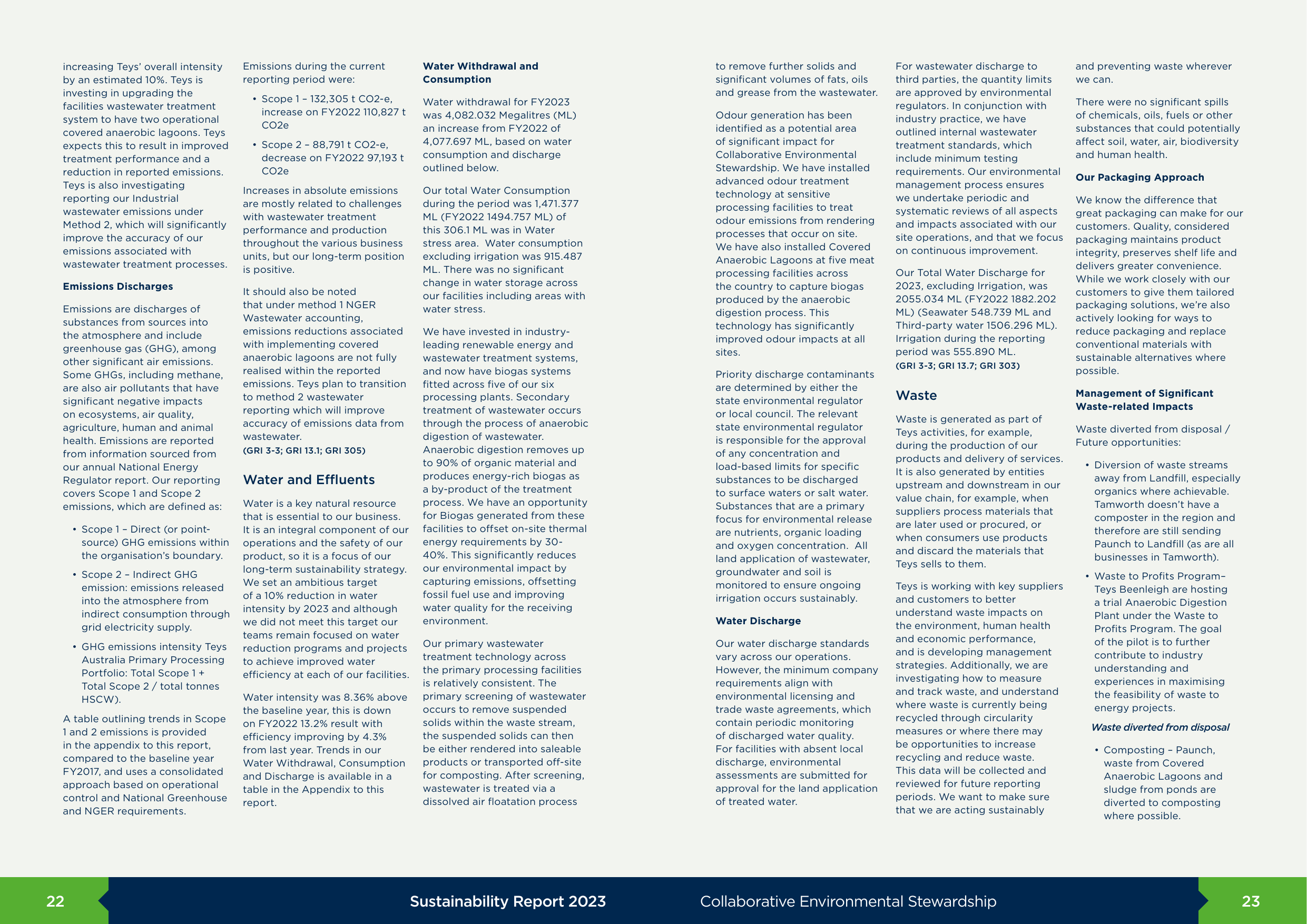 Emissions data extracted from page 14
