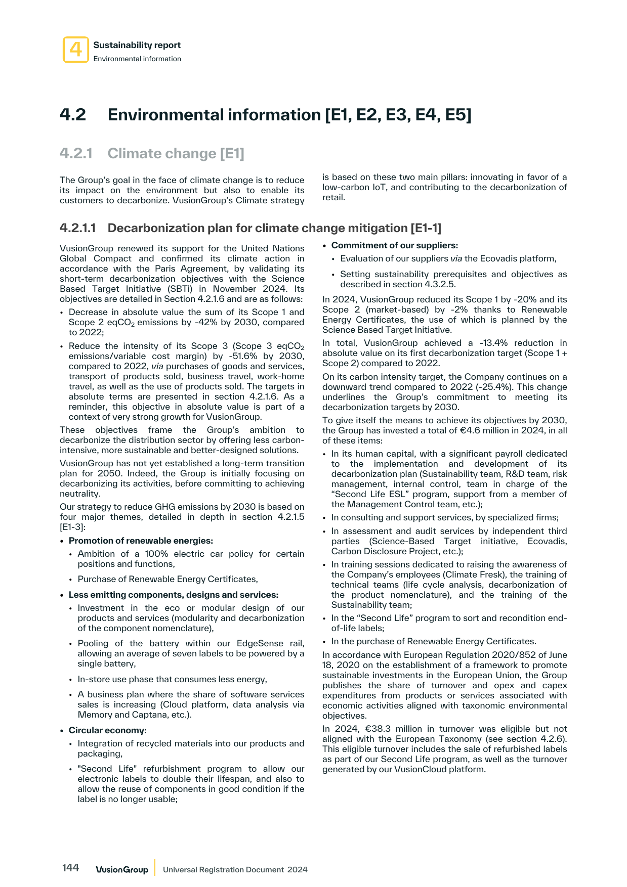 Emissions data extracted from page 34