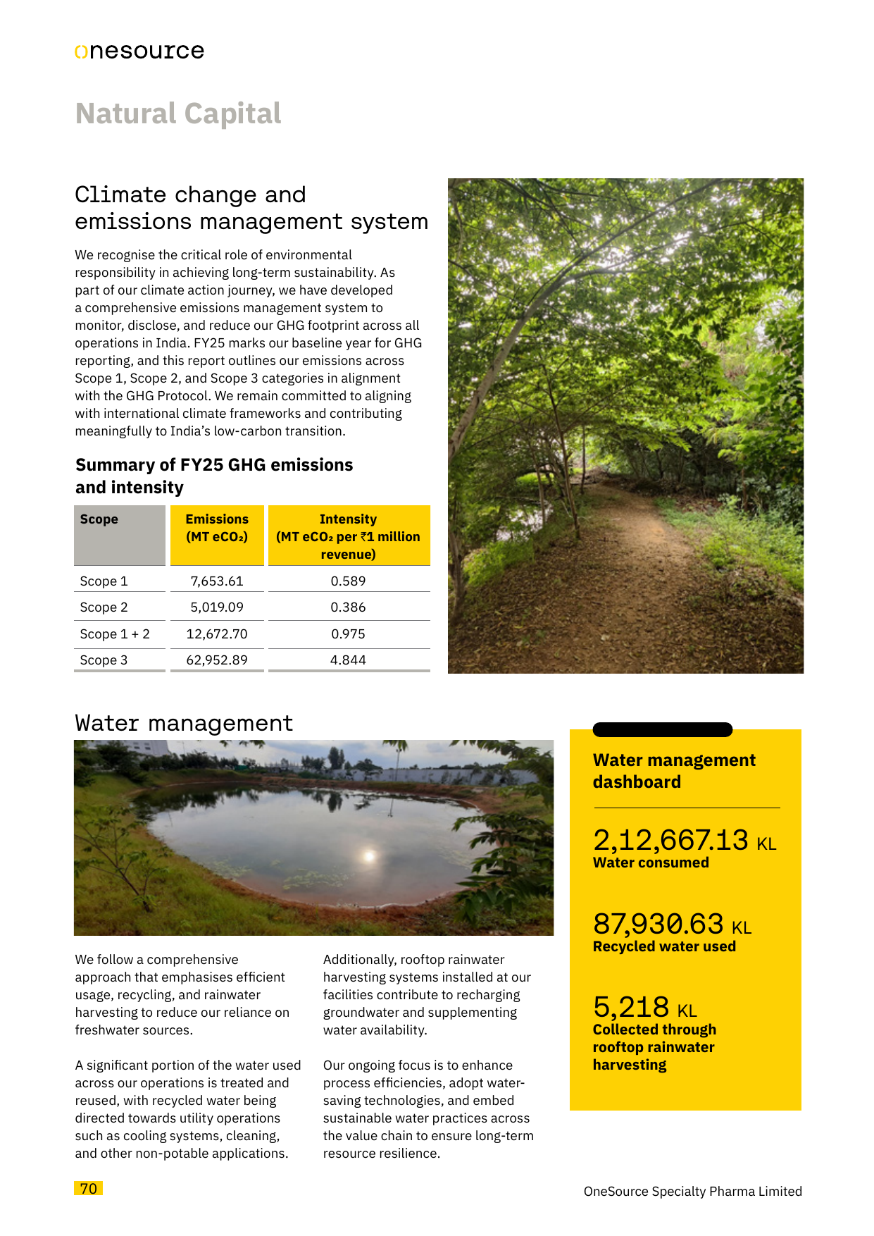 Emissions data extracted from page 72