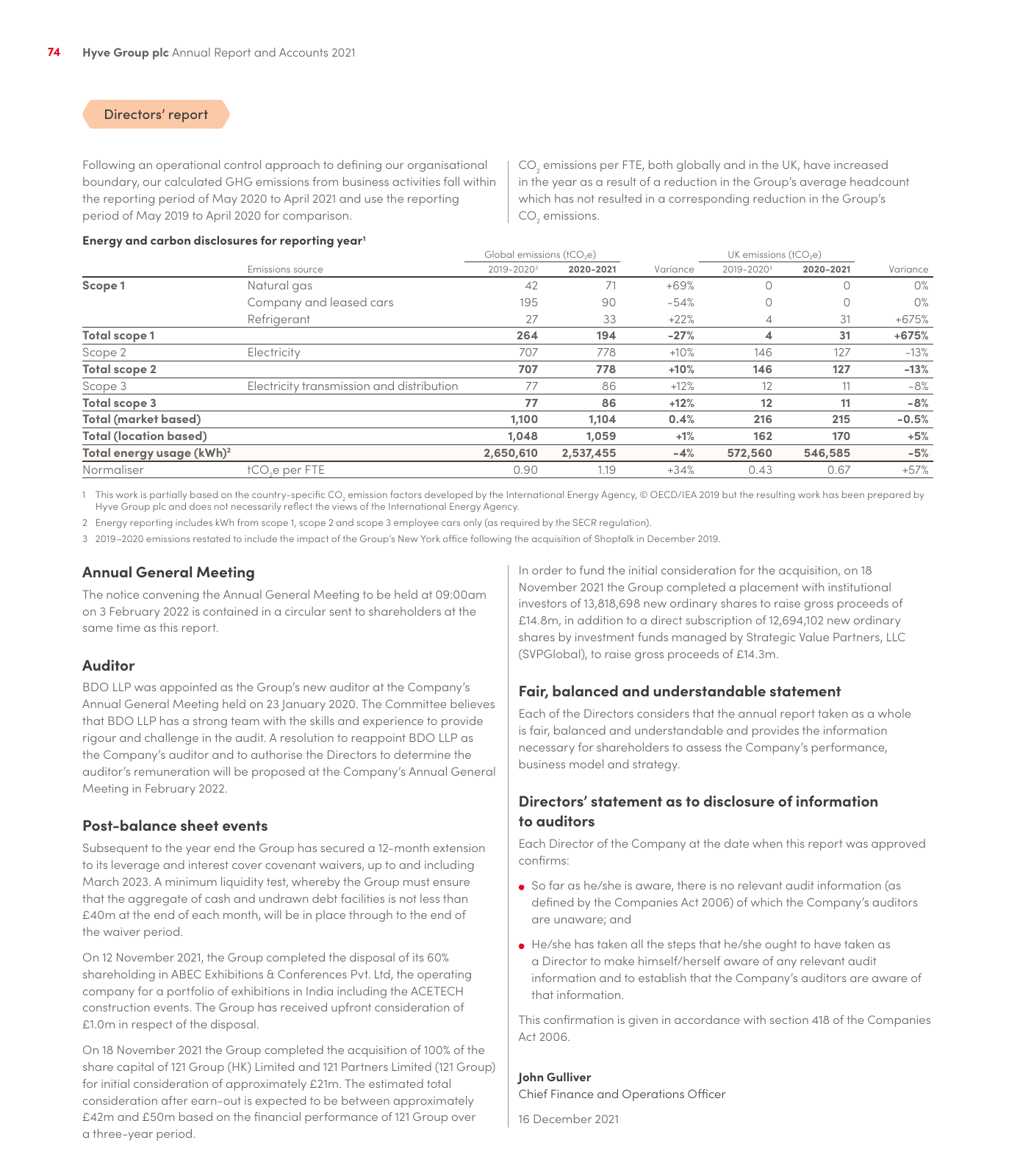 Emissions data extracted from page 76