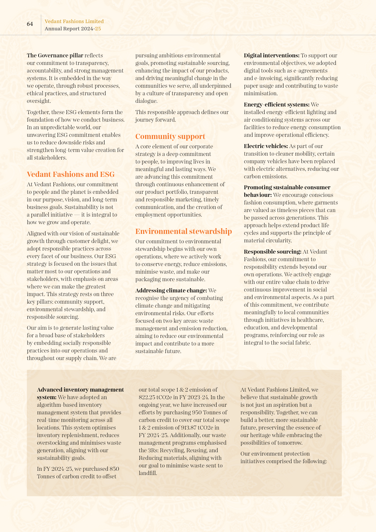 Emissions data extracted from page 66
