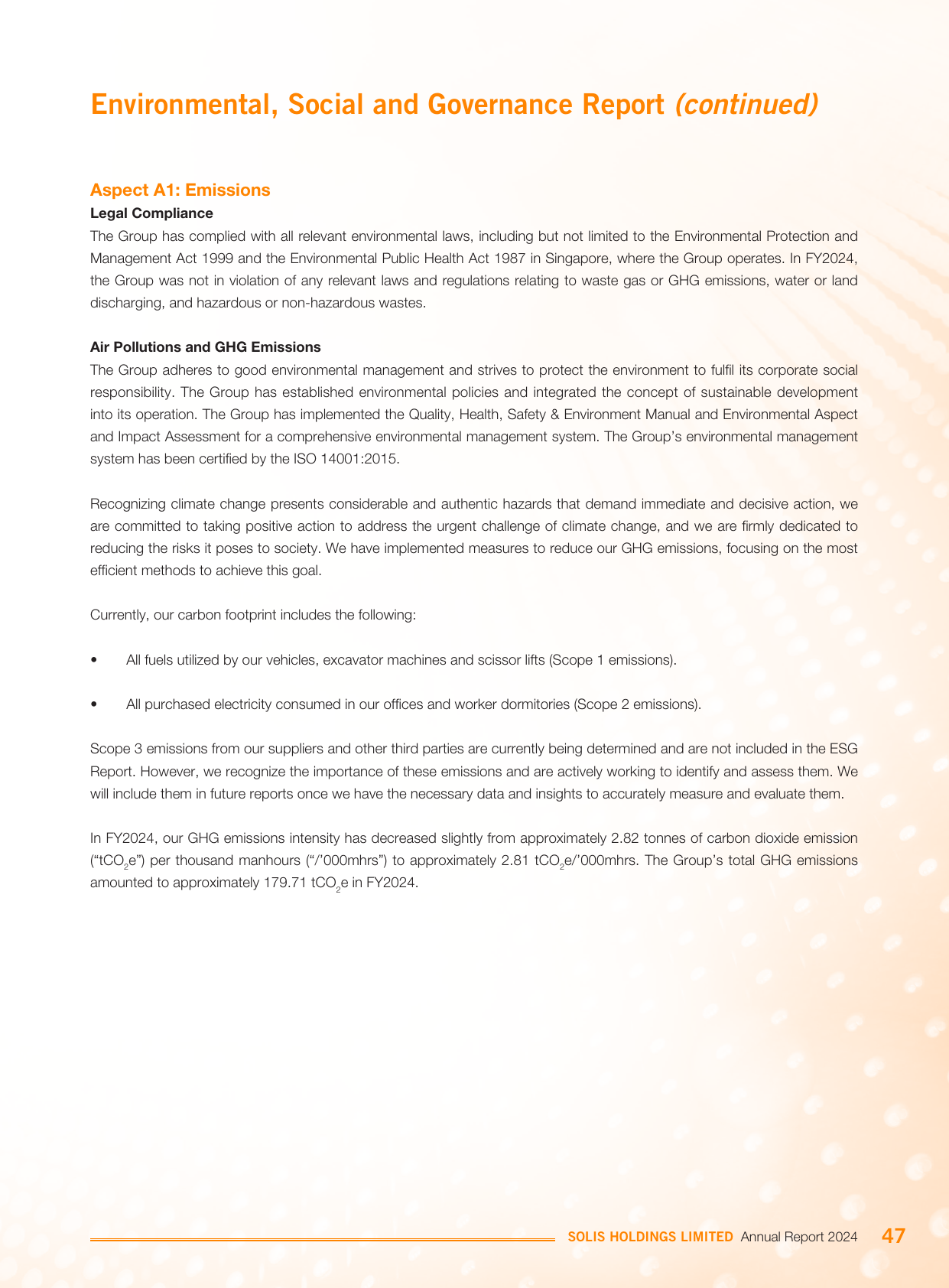 Emissions data extracted from page 48