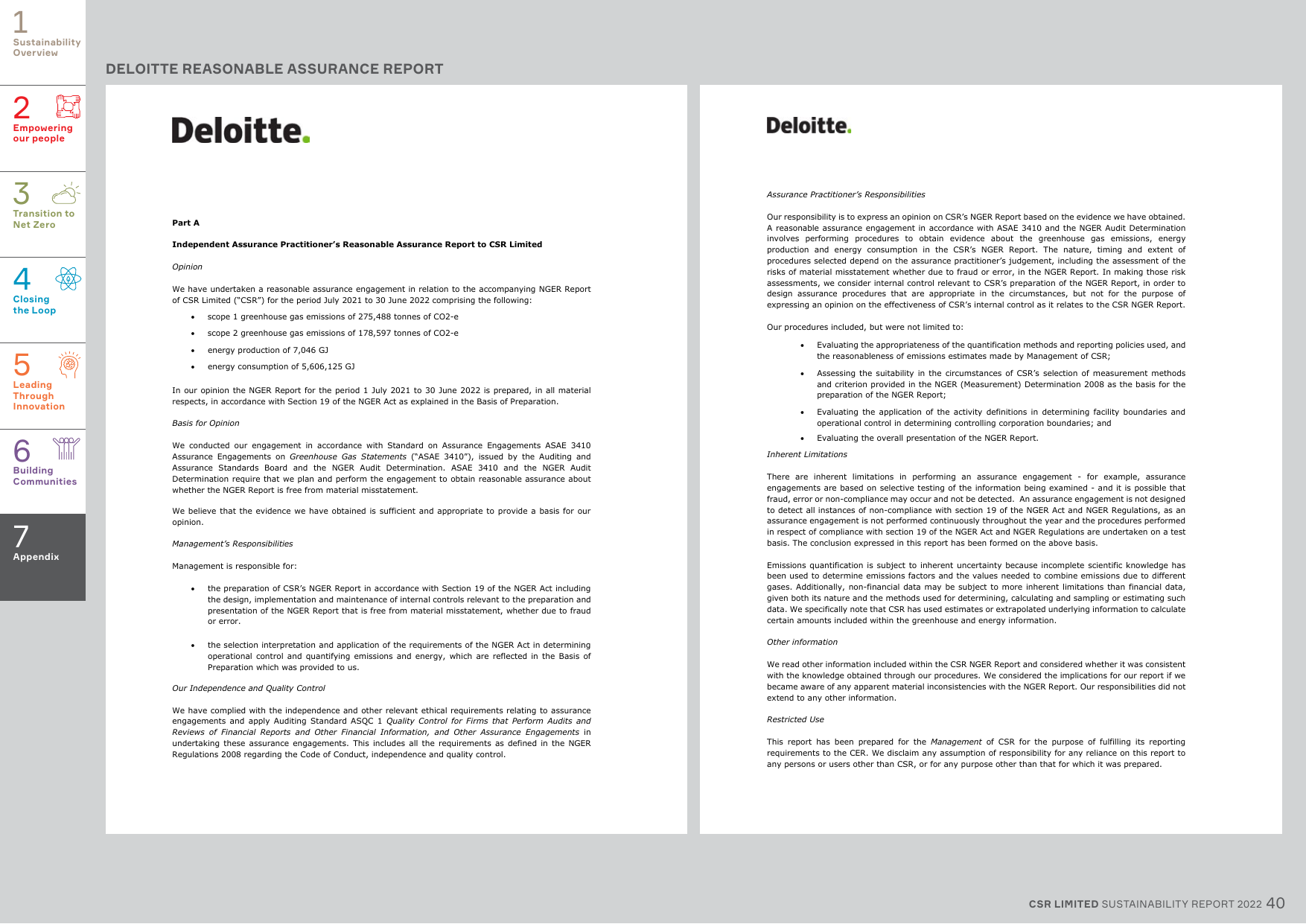 Emissions data extracted from page 41