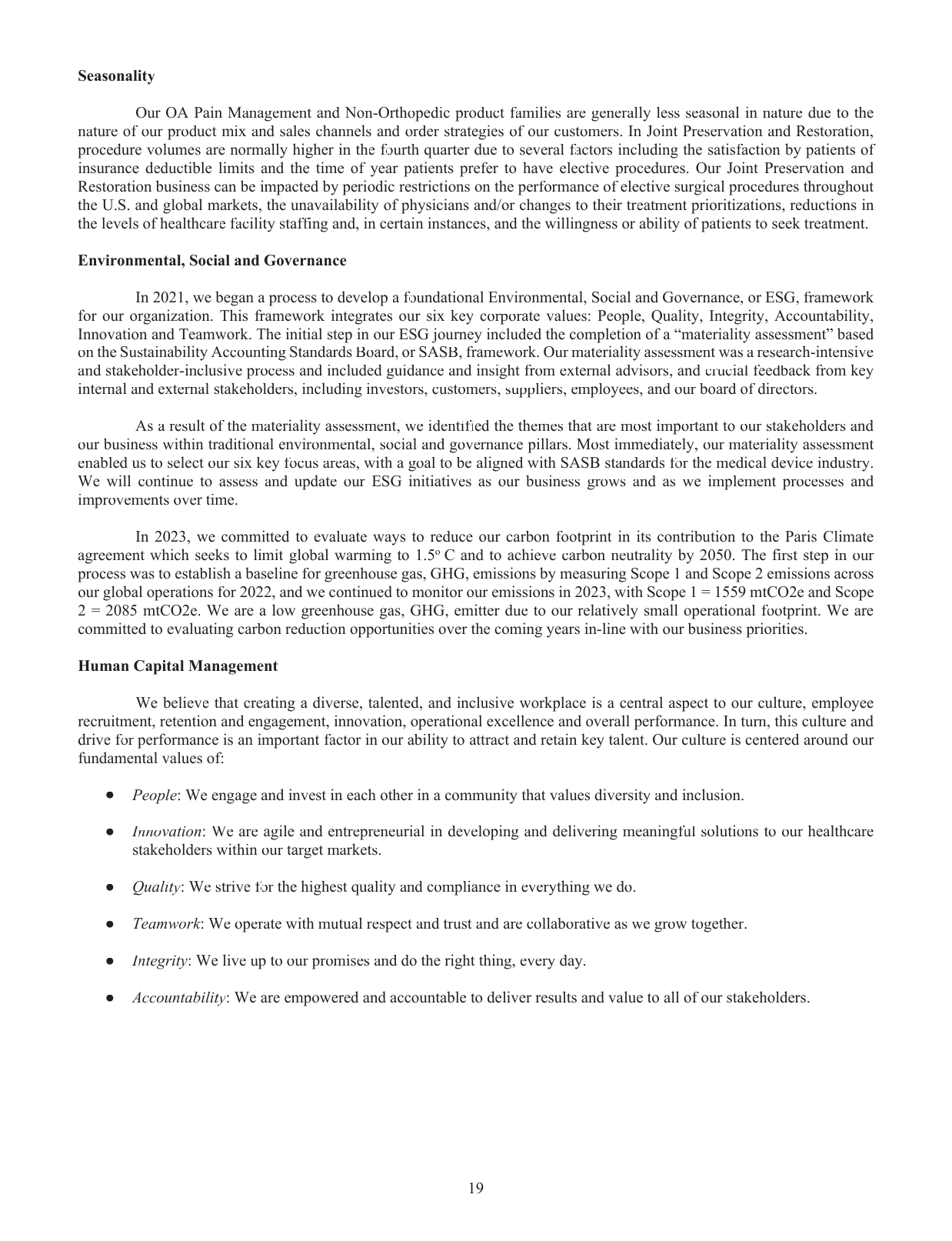 Emissions data extracted from page 19