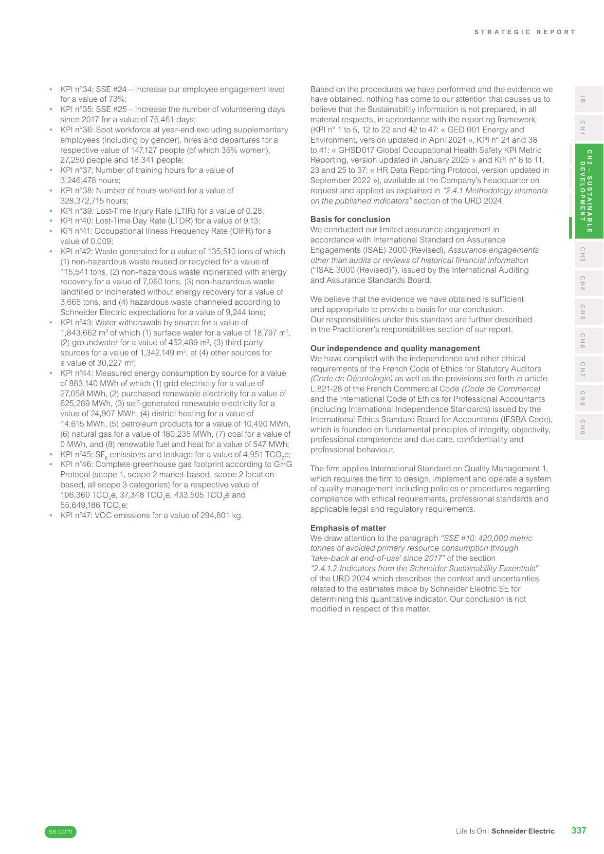 Emissions data extracted from page 339