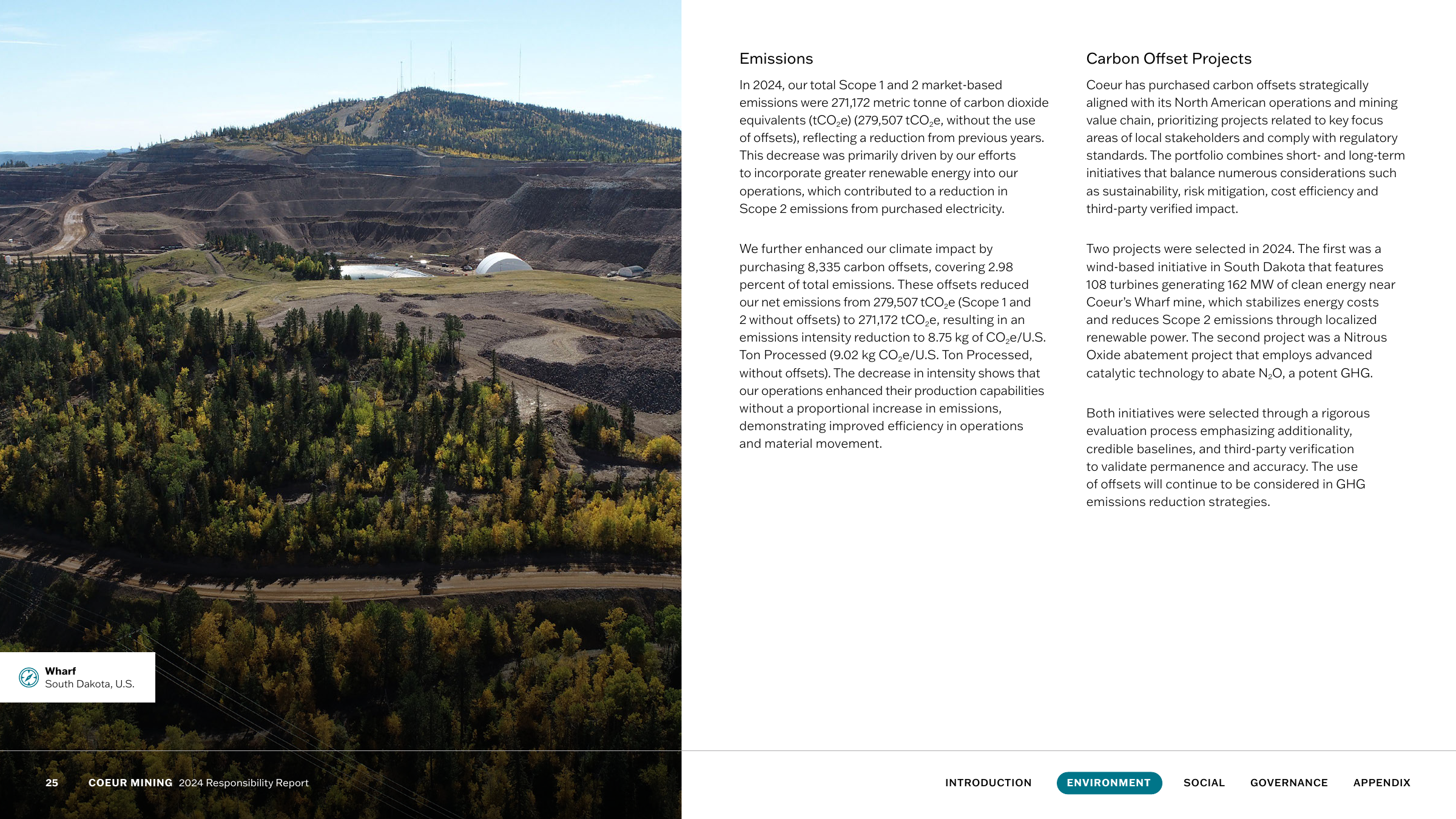 Emissions data extracted from page 25
