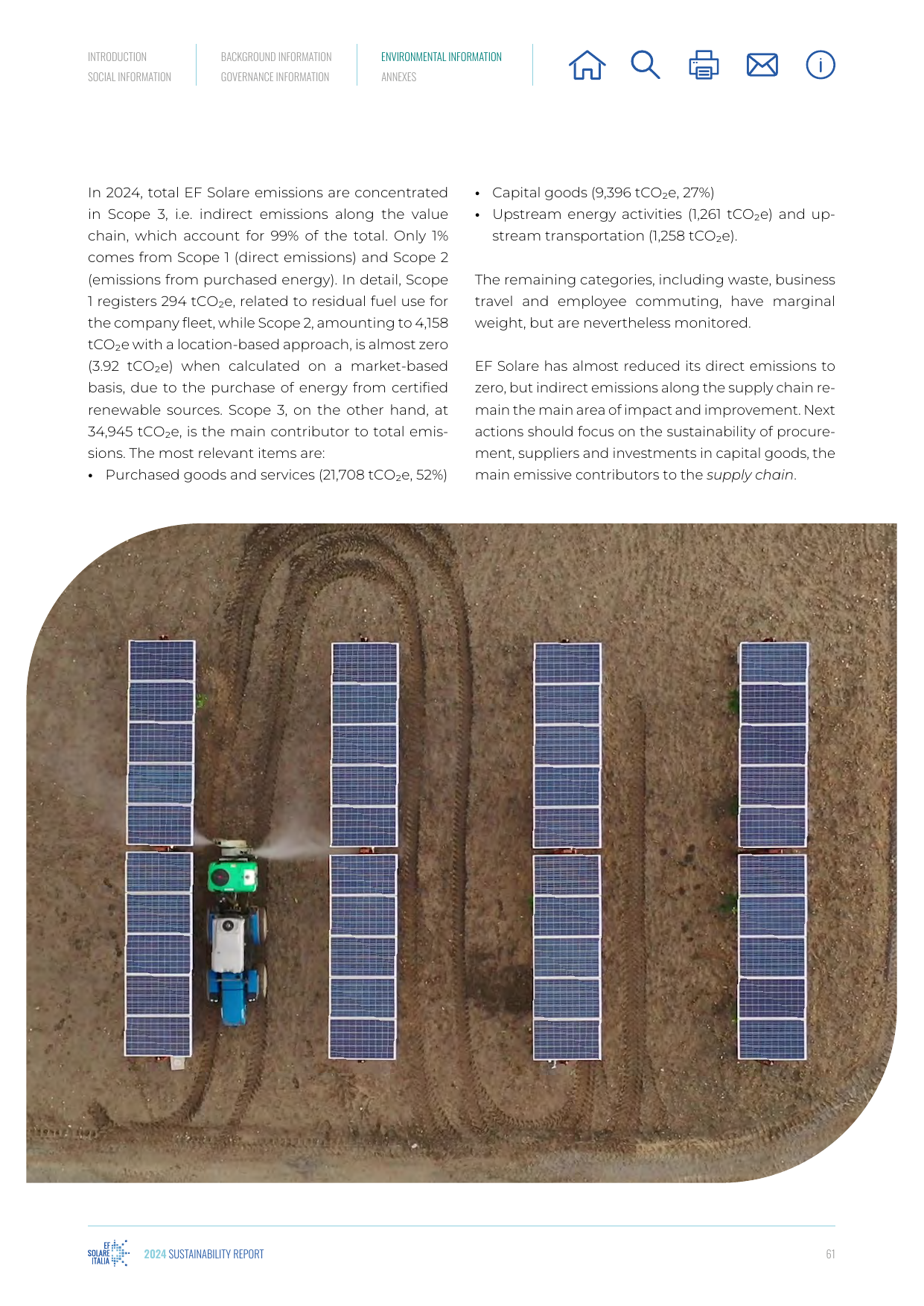 Emissions data extracted from page 61