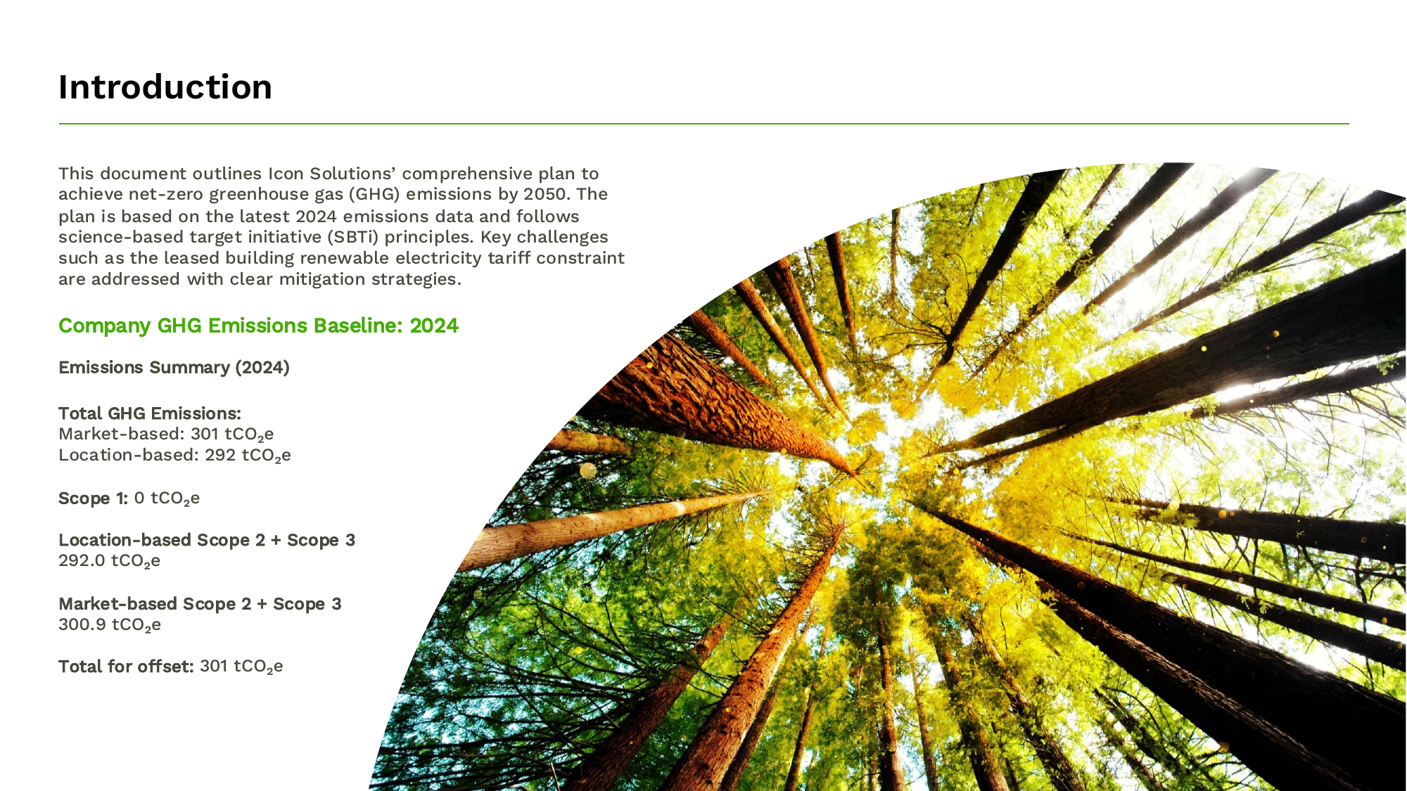 Emissions data extracted from page 11