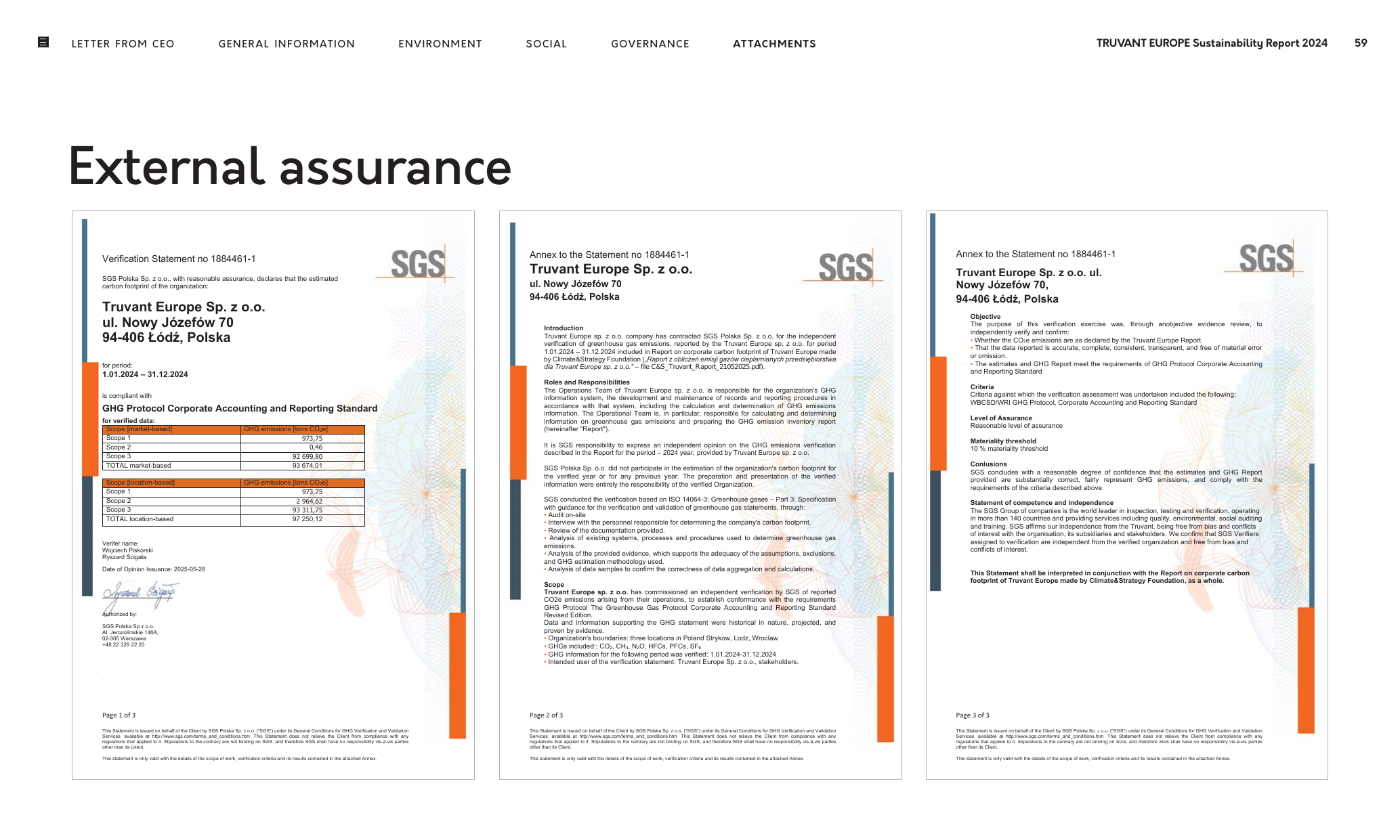 Emissions data extracted from page 59