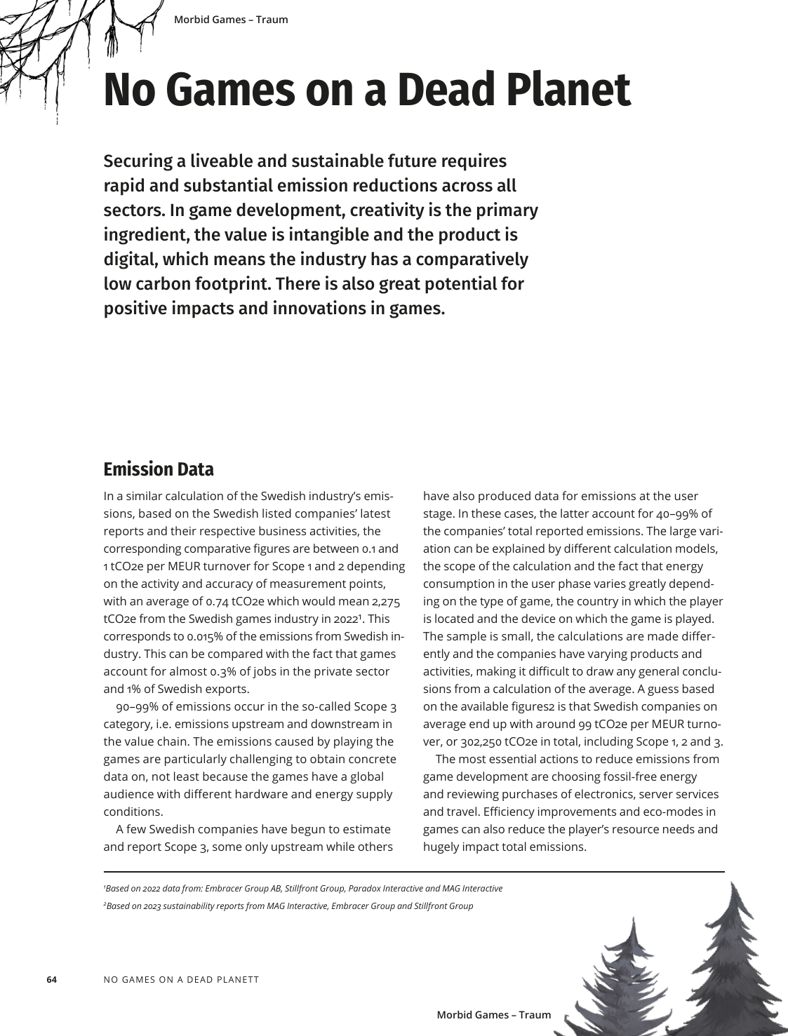 Emissions data extracted from page 64