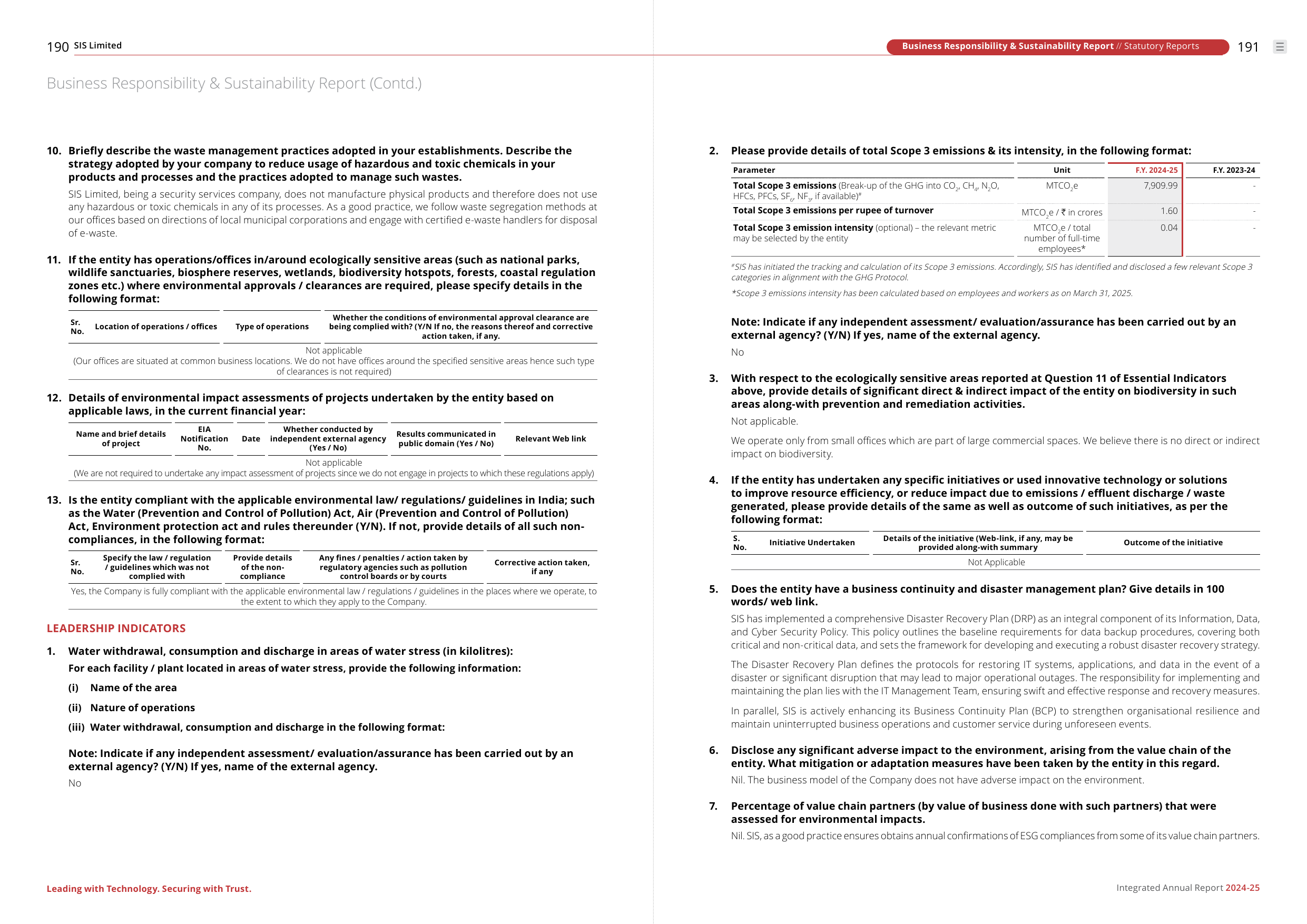 Emissions data extracted from page 97