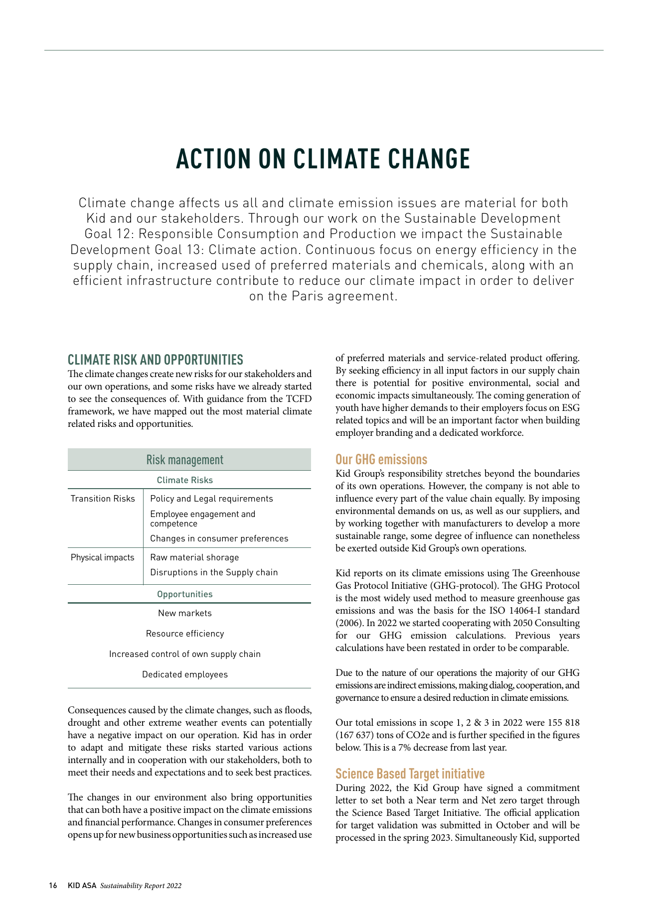 Emissions data extracted from page 16