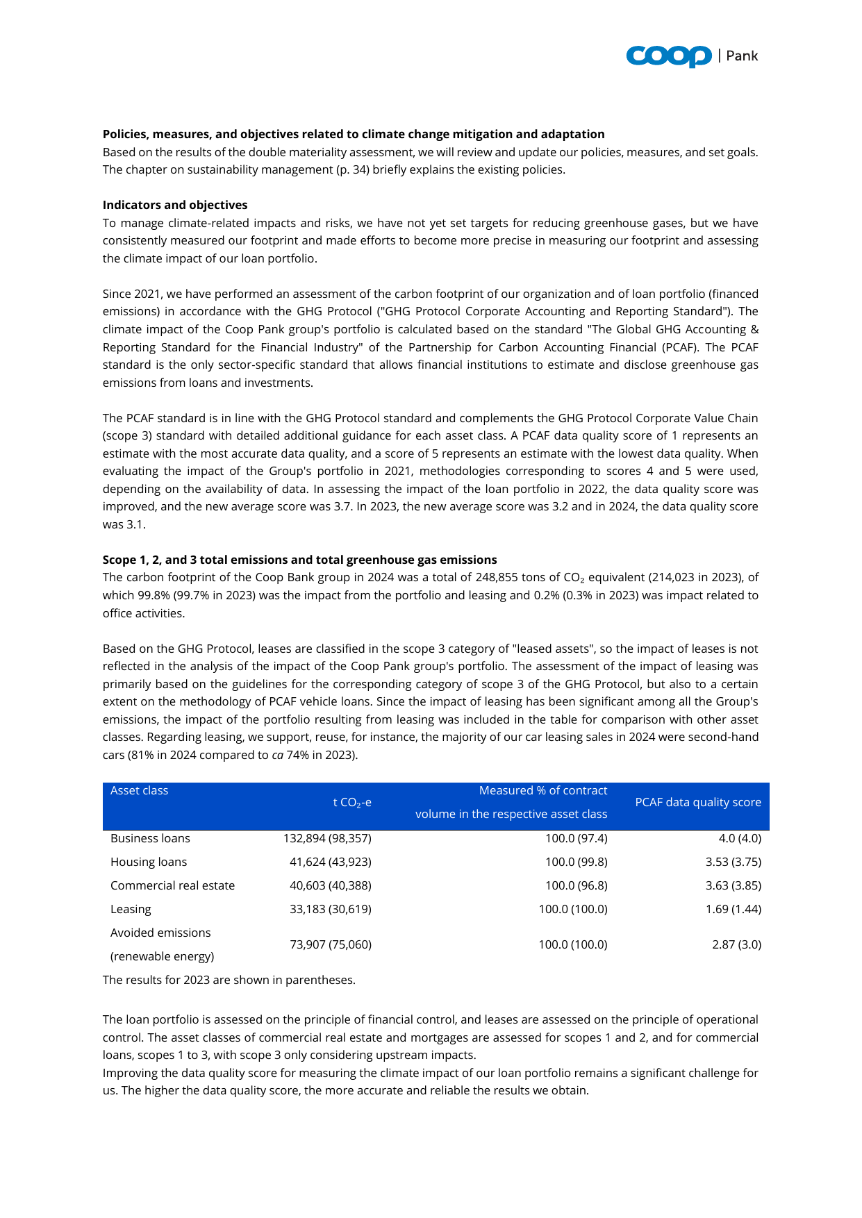 Emissions data extracted from page 3