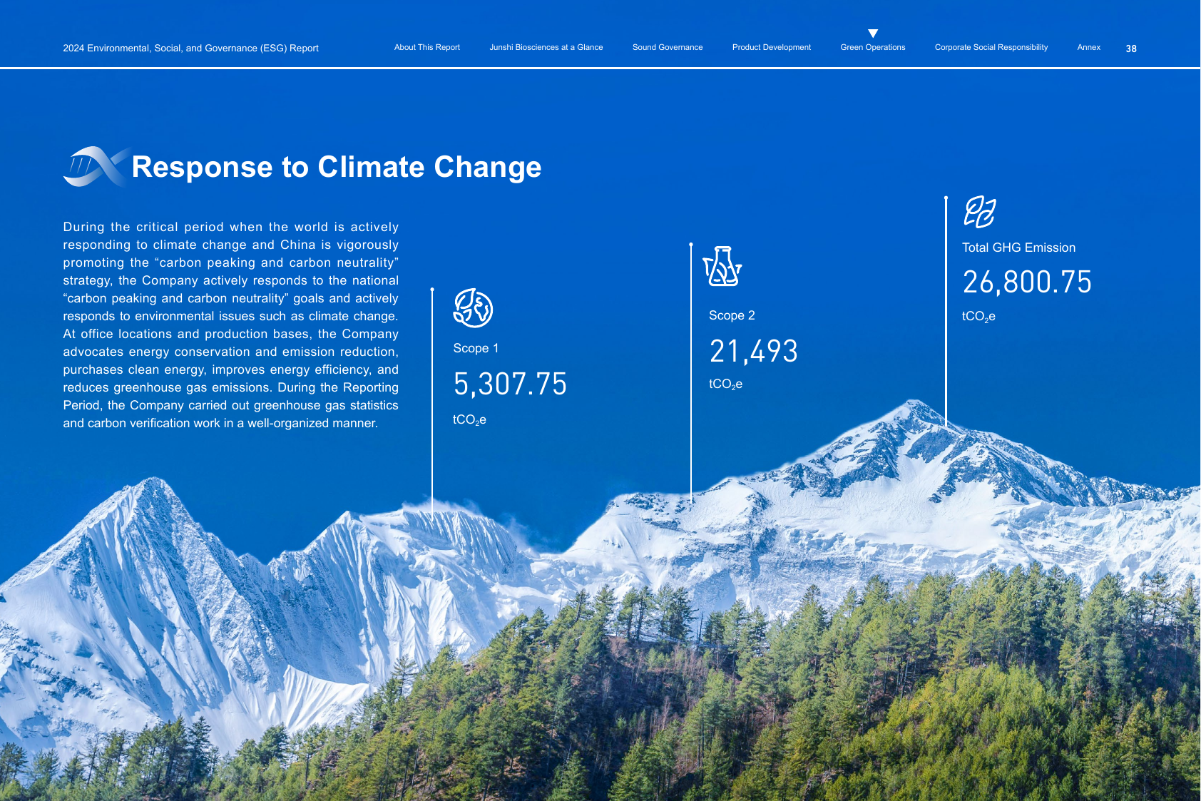 Emissions data extracted from page 40