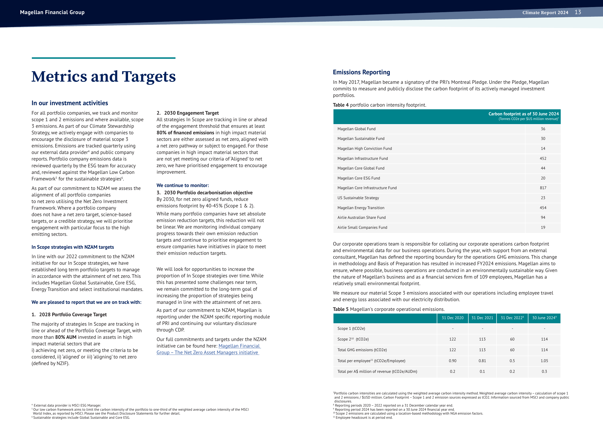 Emissions data extracted from page 8