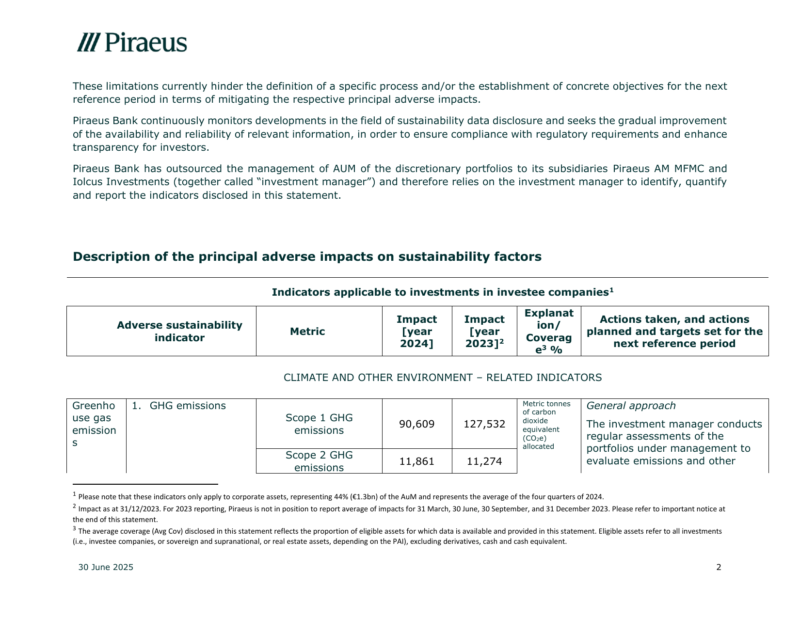 Emissions data extracted from page 2