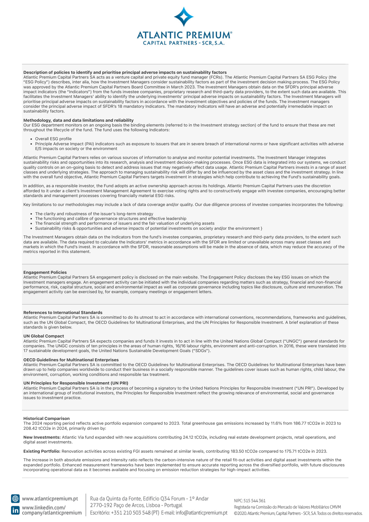 Emissions data extracted from page 5