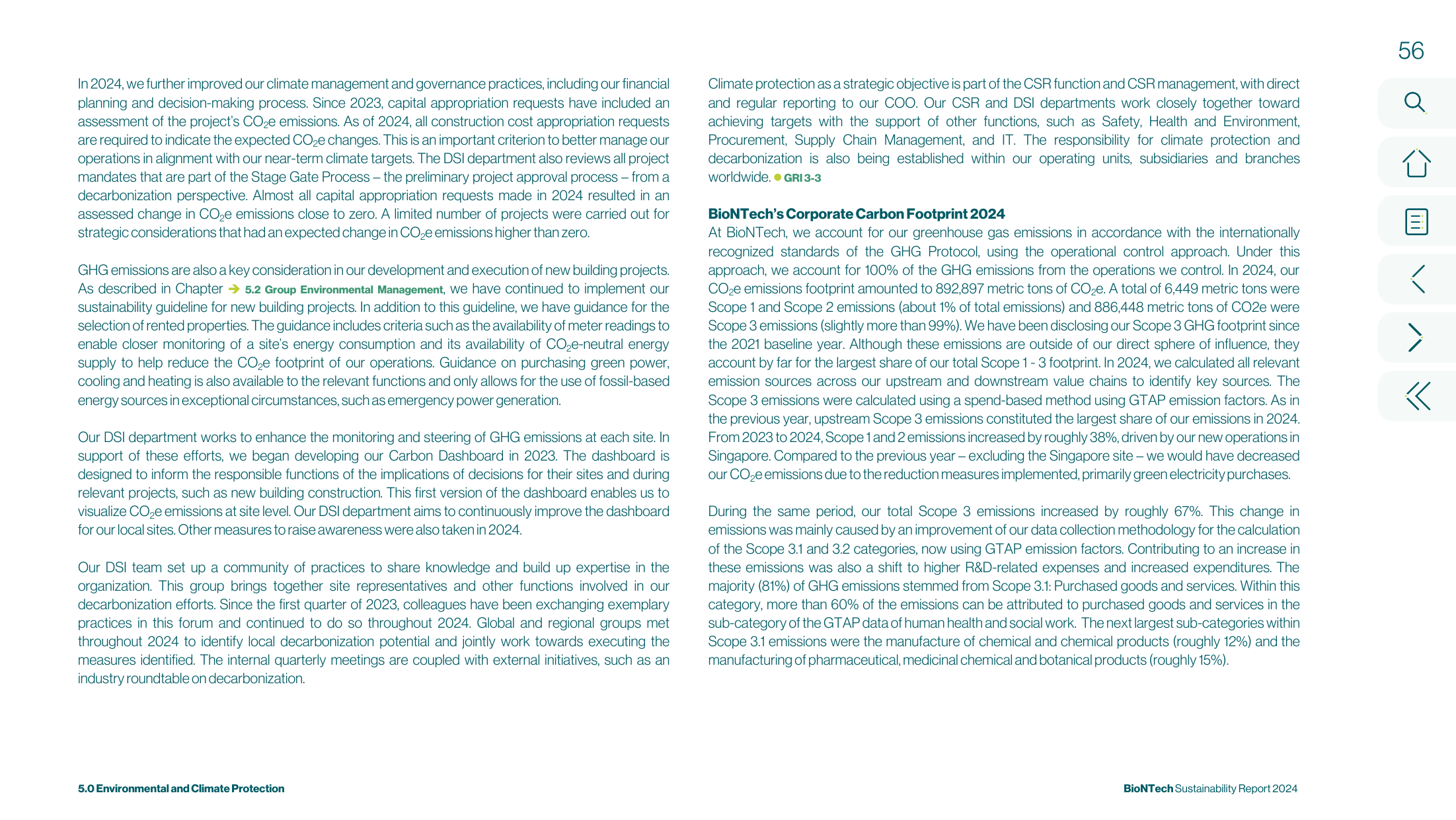 Emissions data extracted from page 56