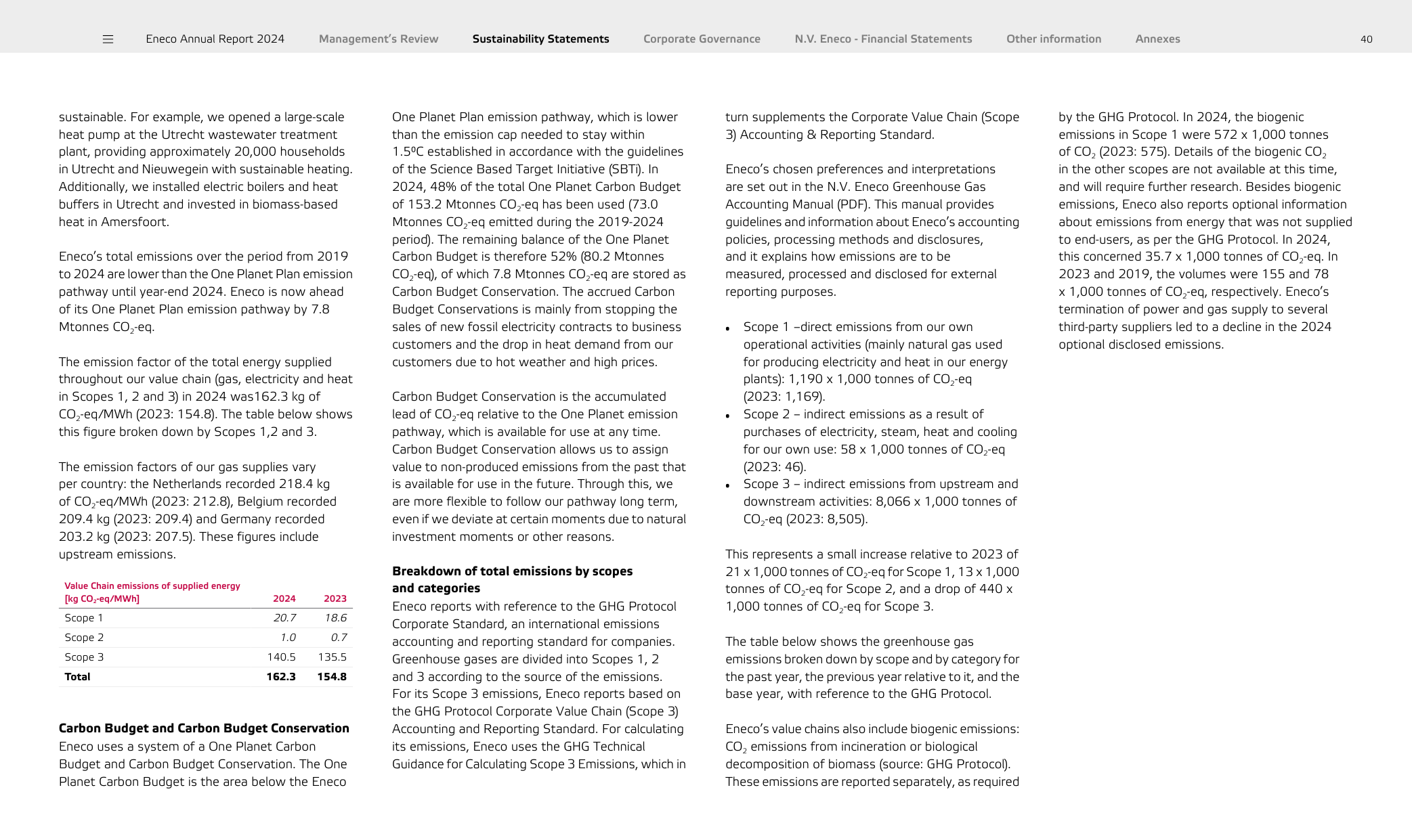 Emissions data extracted from page 41