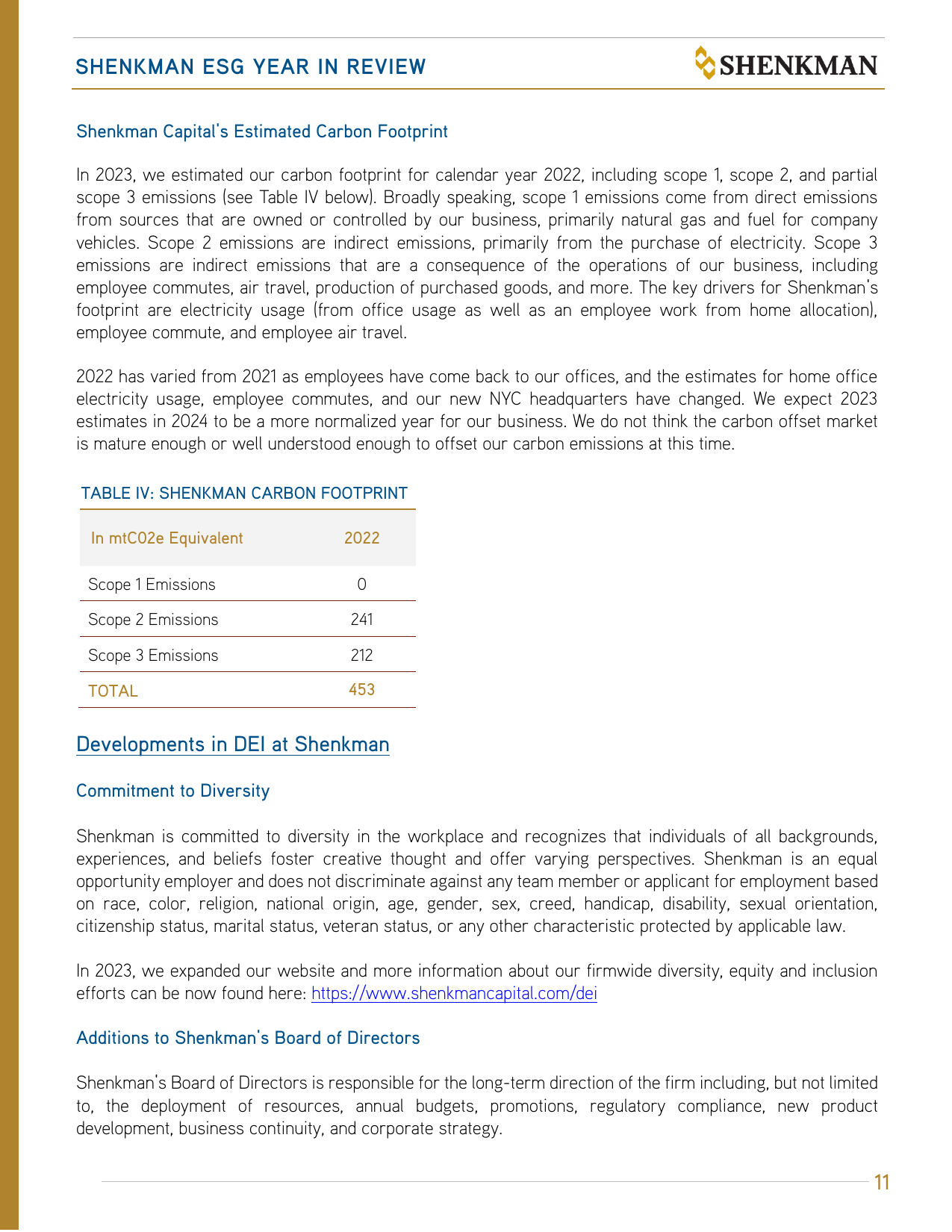 Emissions data extracted from page 12
